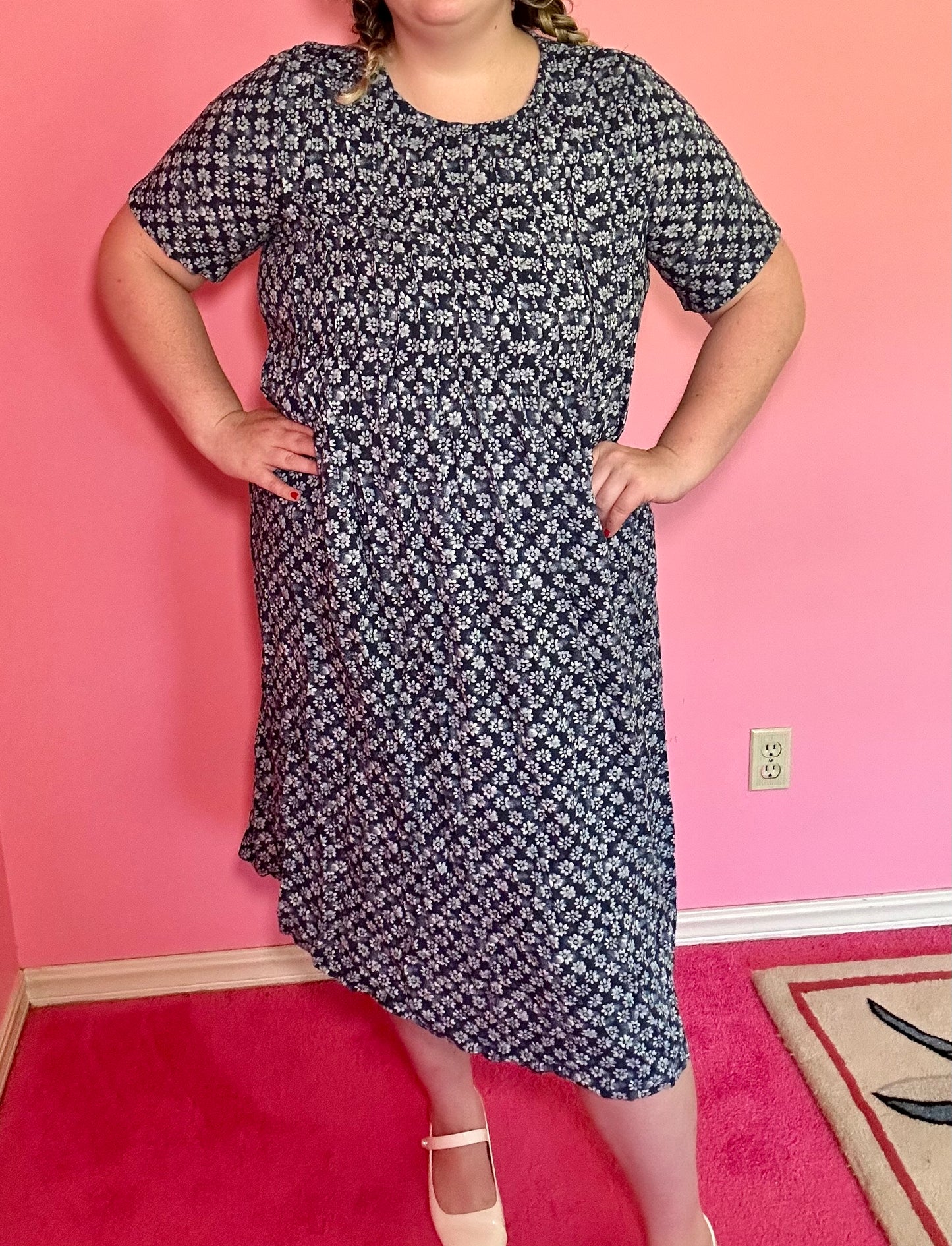 Blue Daisy Dress (16)