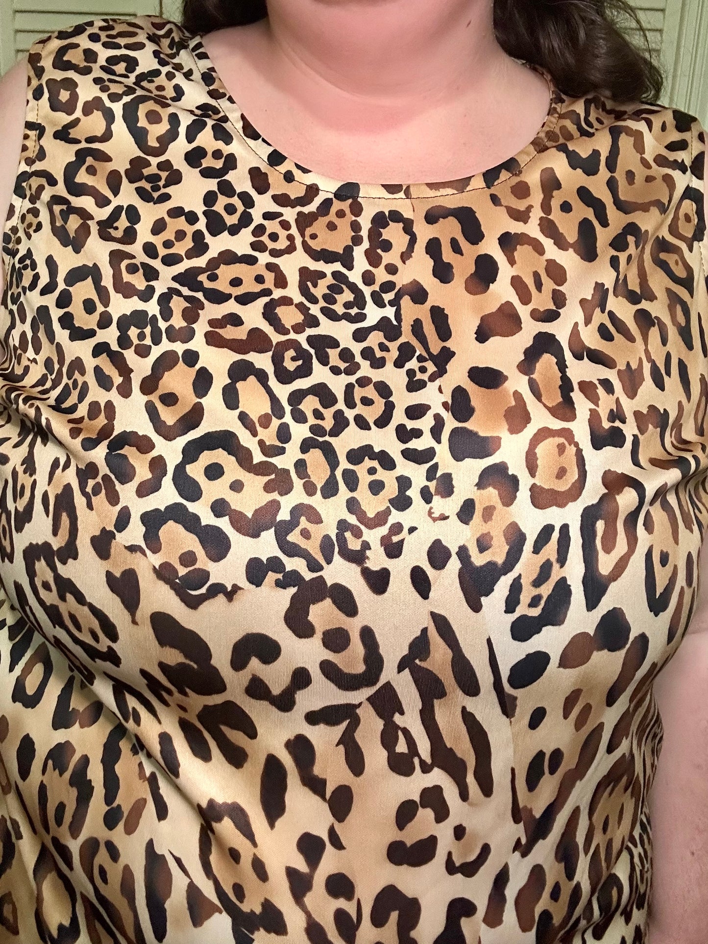 Cheetah Tank Top (18W)