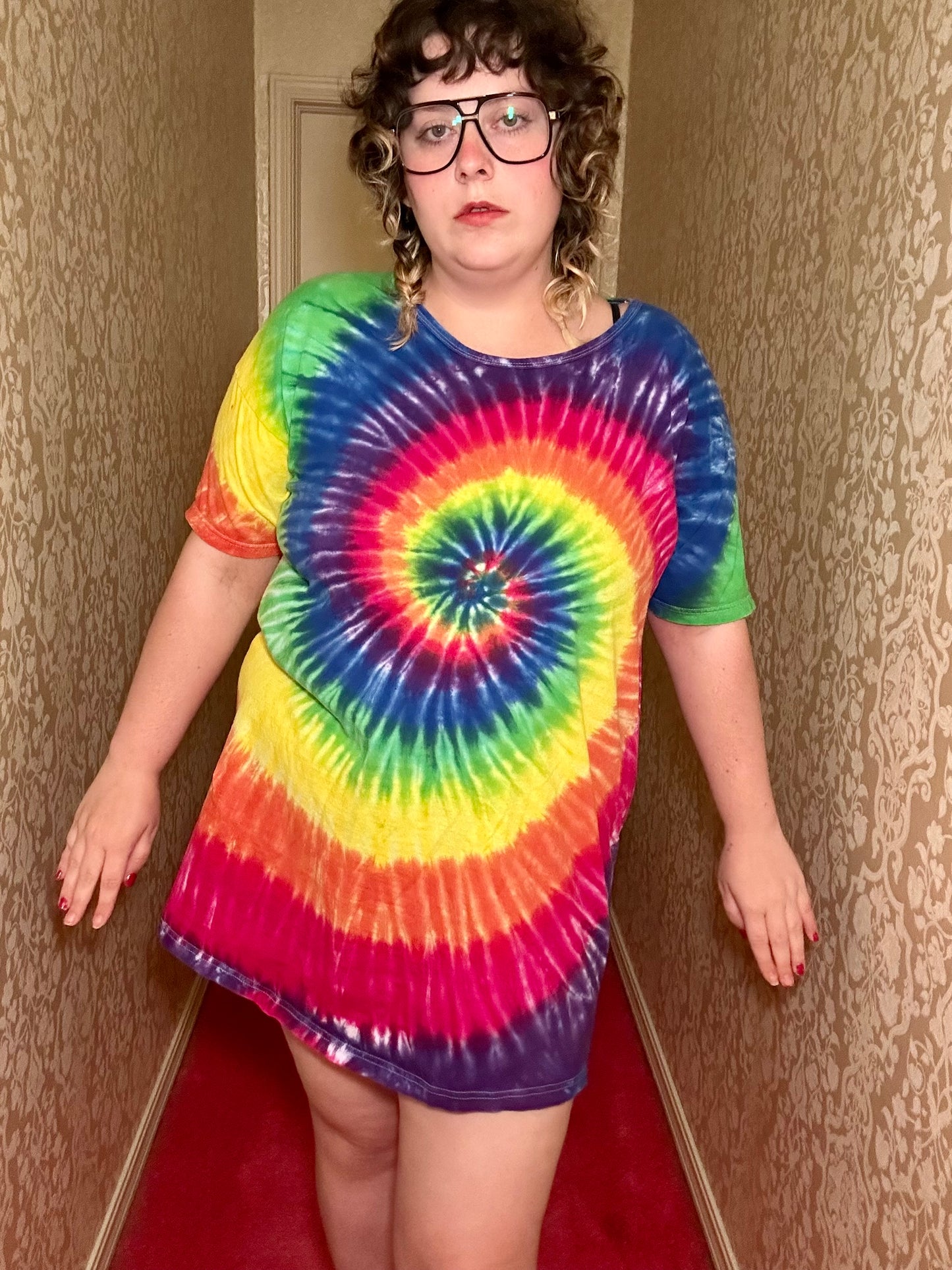 Tie-Dye T-Shirt Dress (OS)