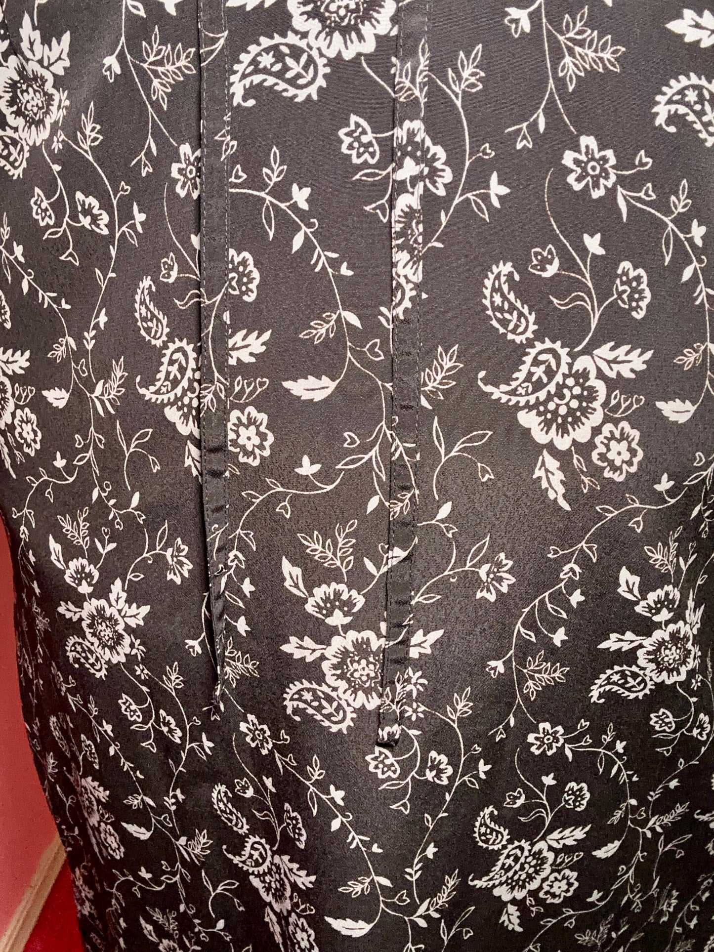 Black Y2K Floral Skirt (18/20)