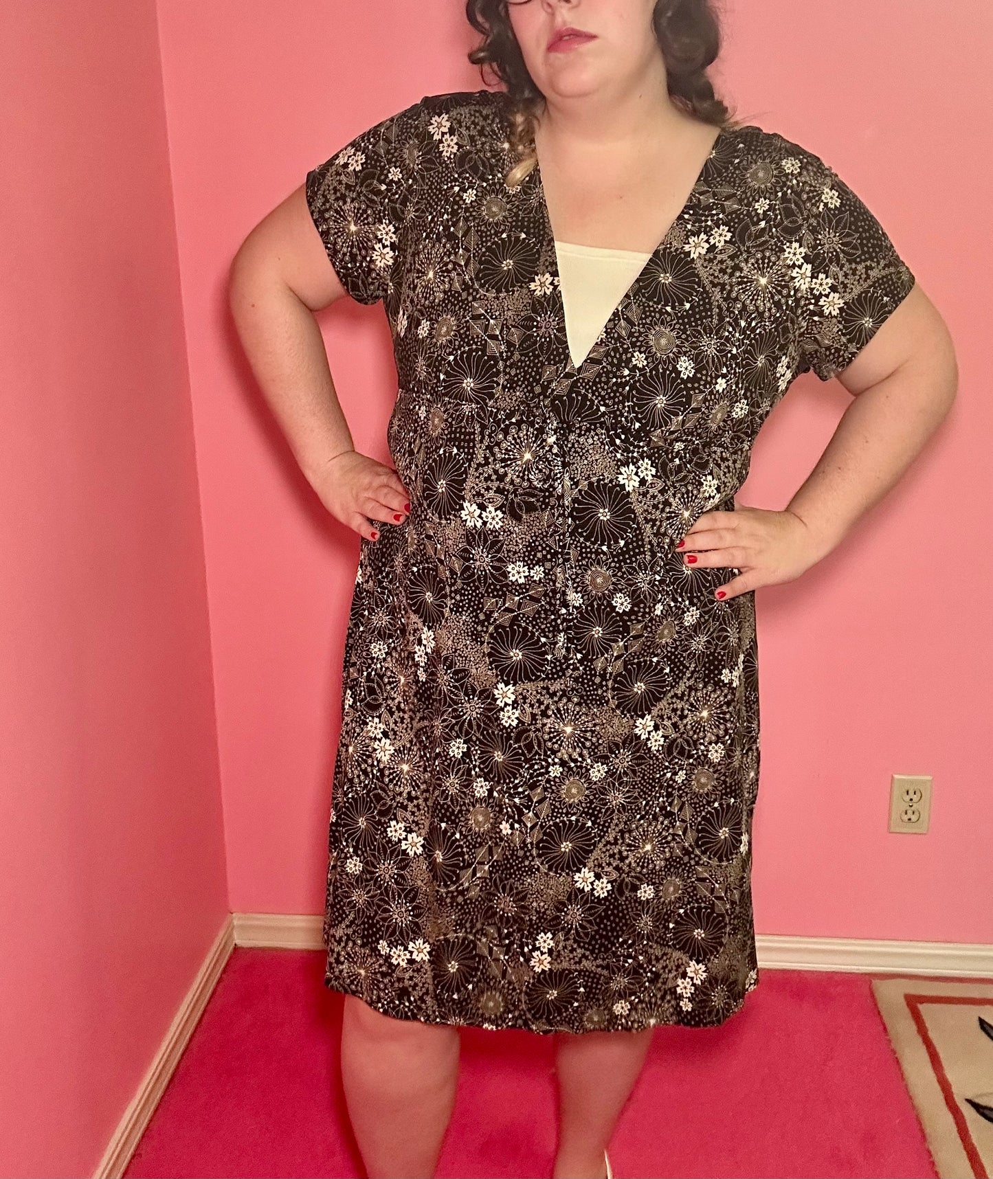 Black Whimsy Dress (3X)
