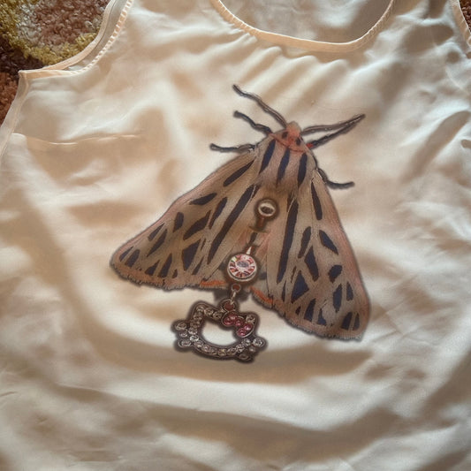 Sheer Pierced Moth Top (2X)