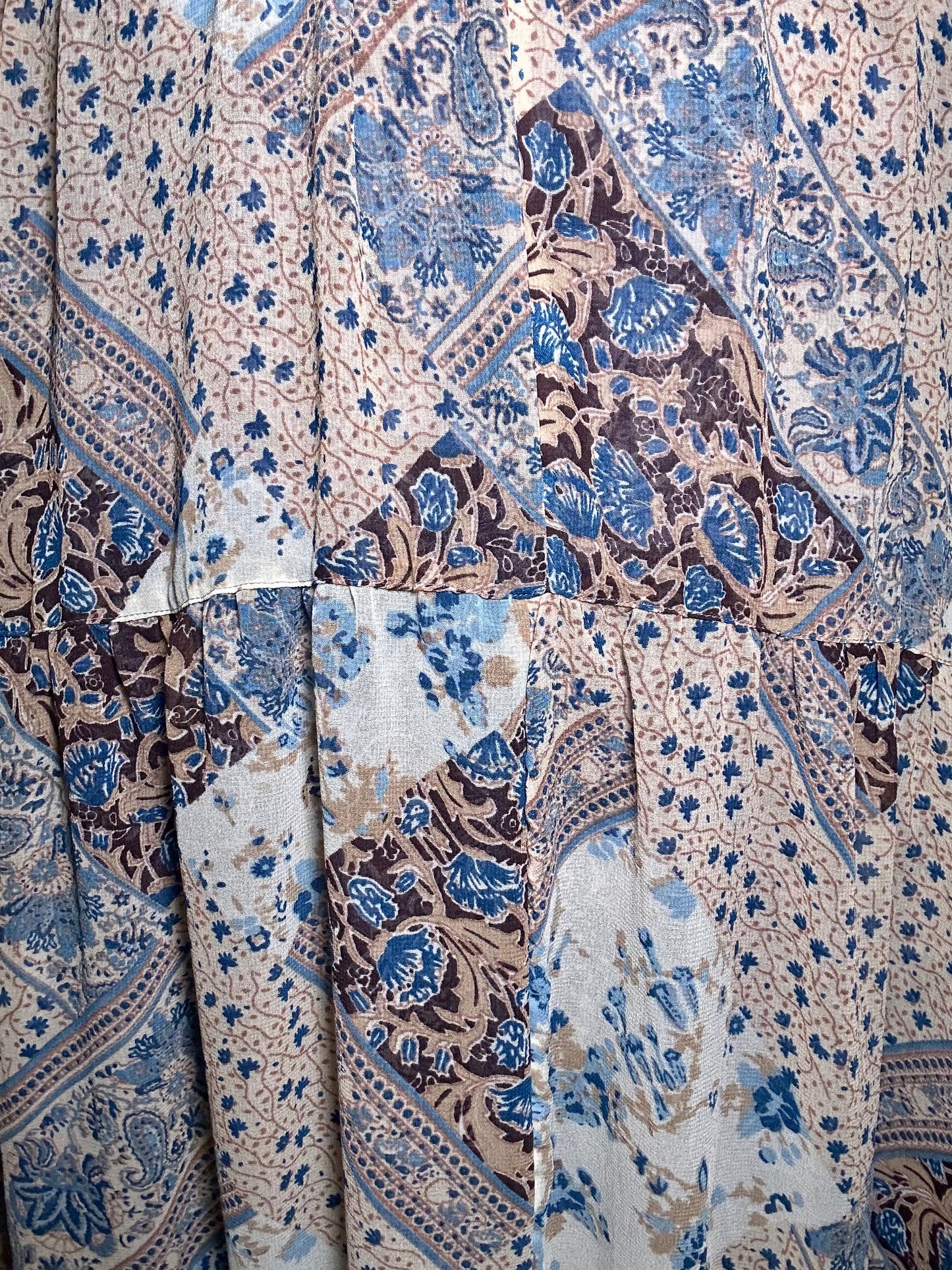Reversible Blue Chiffon Skirt (16)