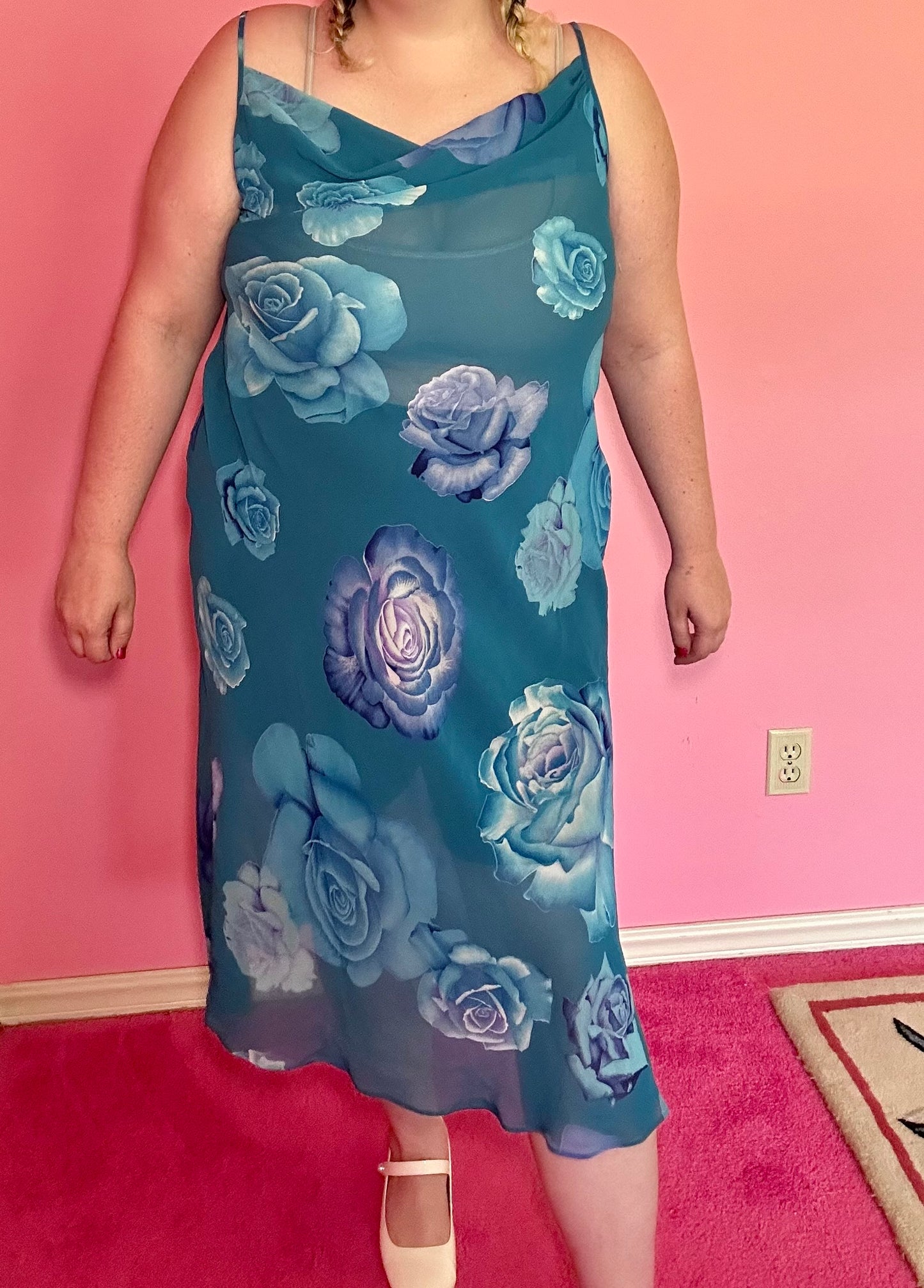 Blue Rose Dress (2XL)