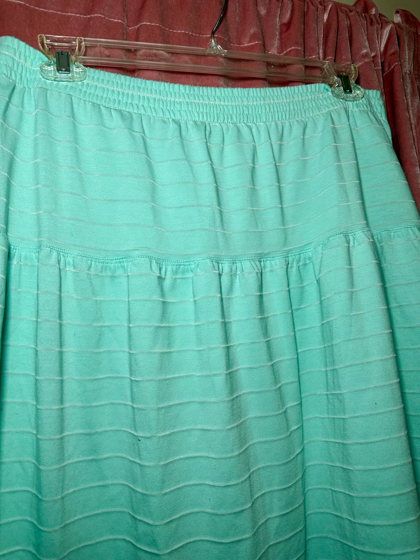 Teal 80s Skirt (1X)