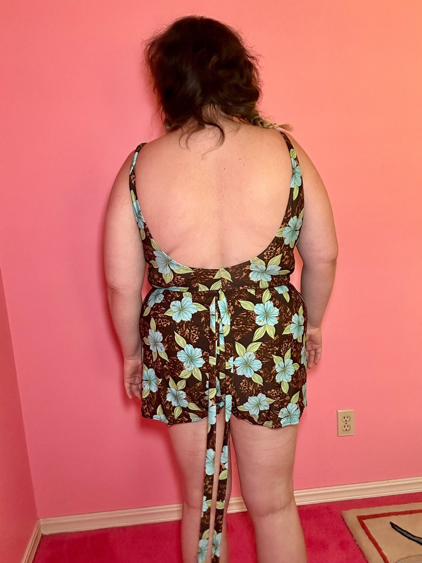 Leopard Floral Swimsuit (20)