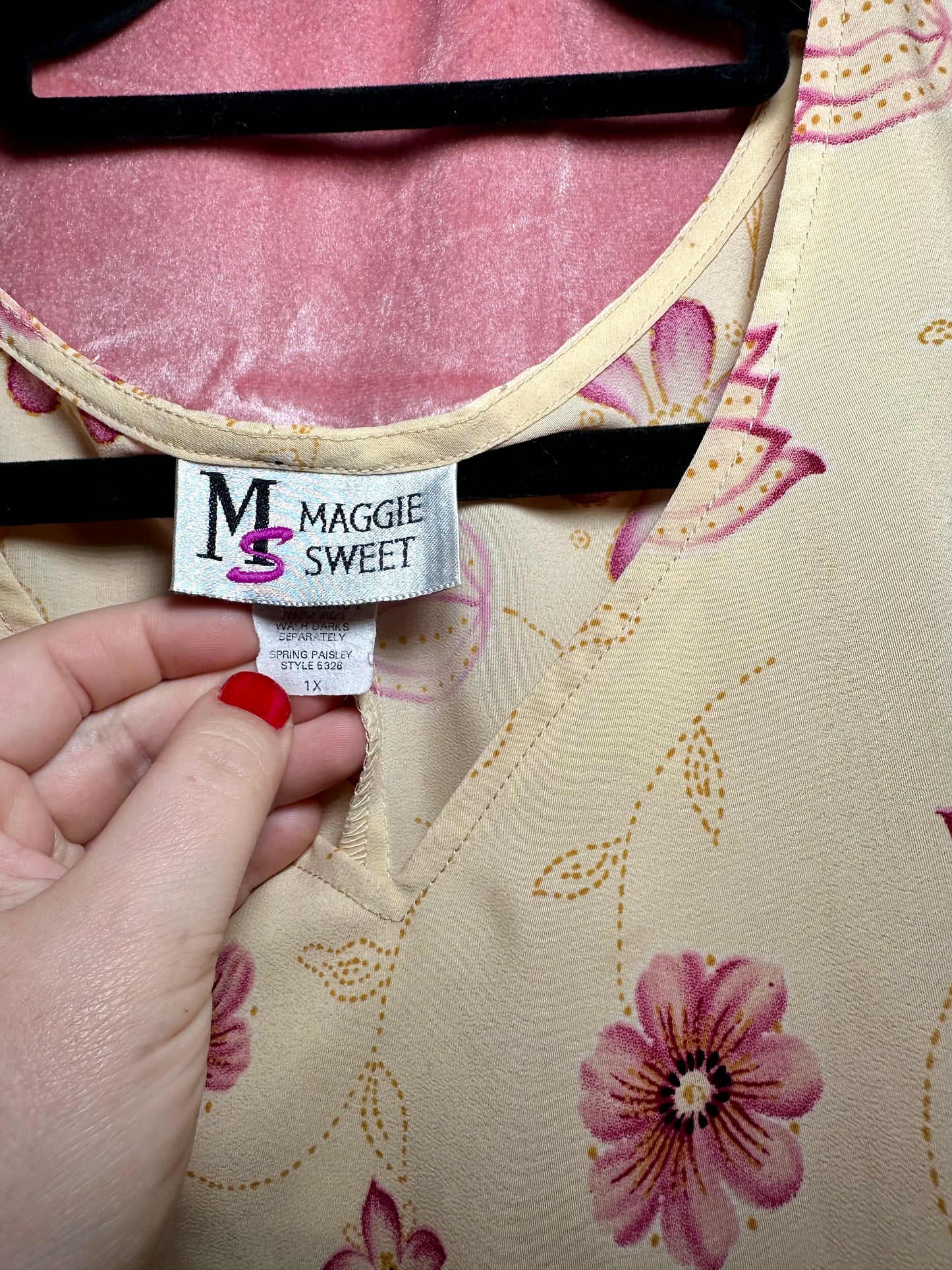 Spring Paisley Dress (1X)