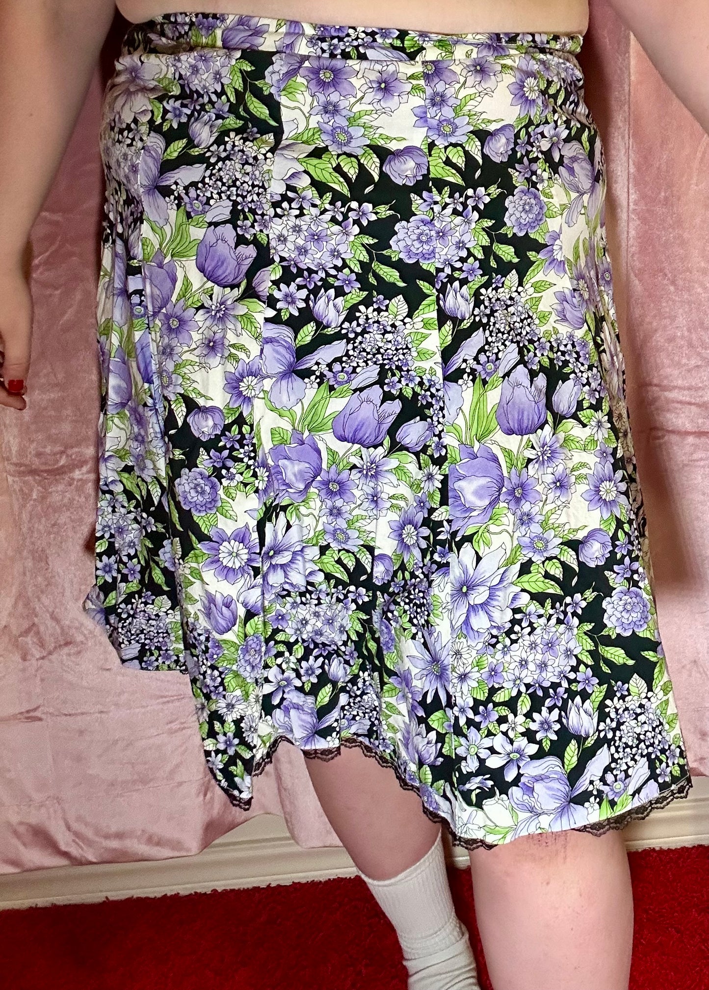 Purple Floral Skirt (14)