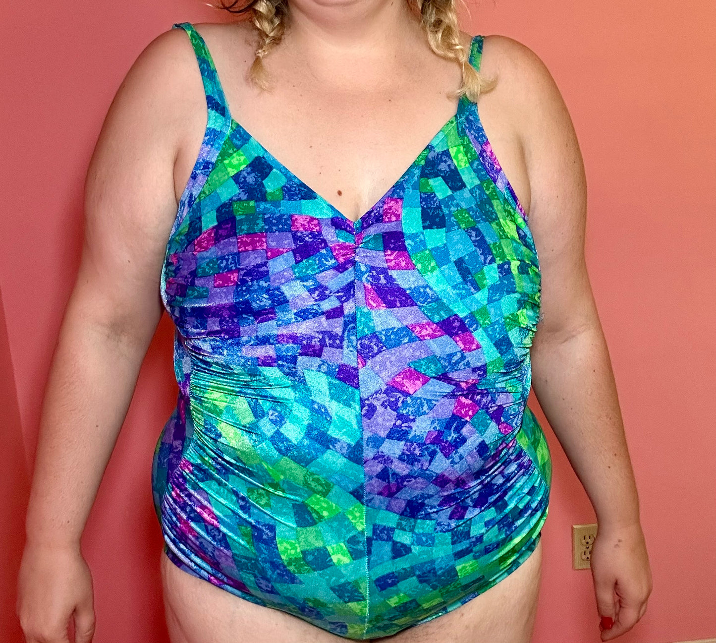 Colorful Squares Swimsuit (16)