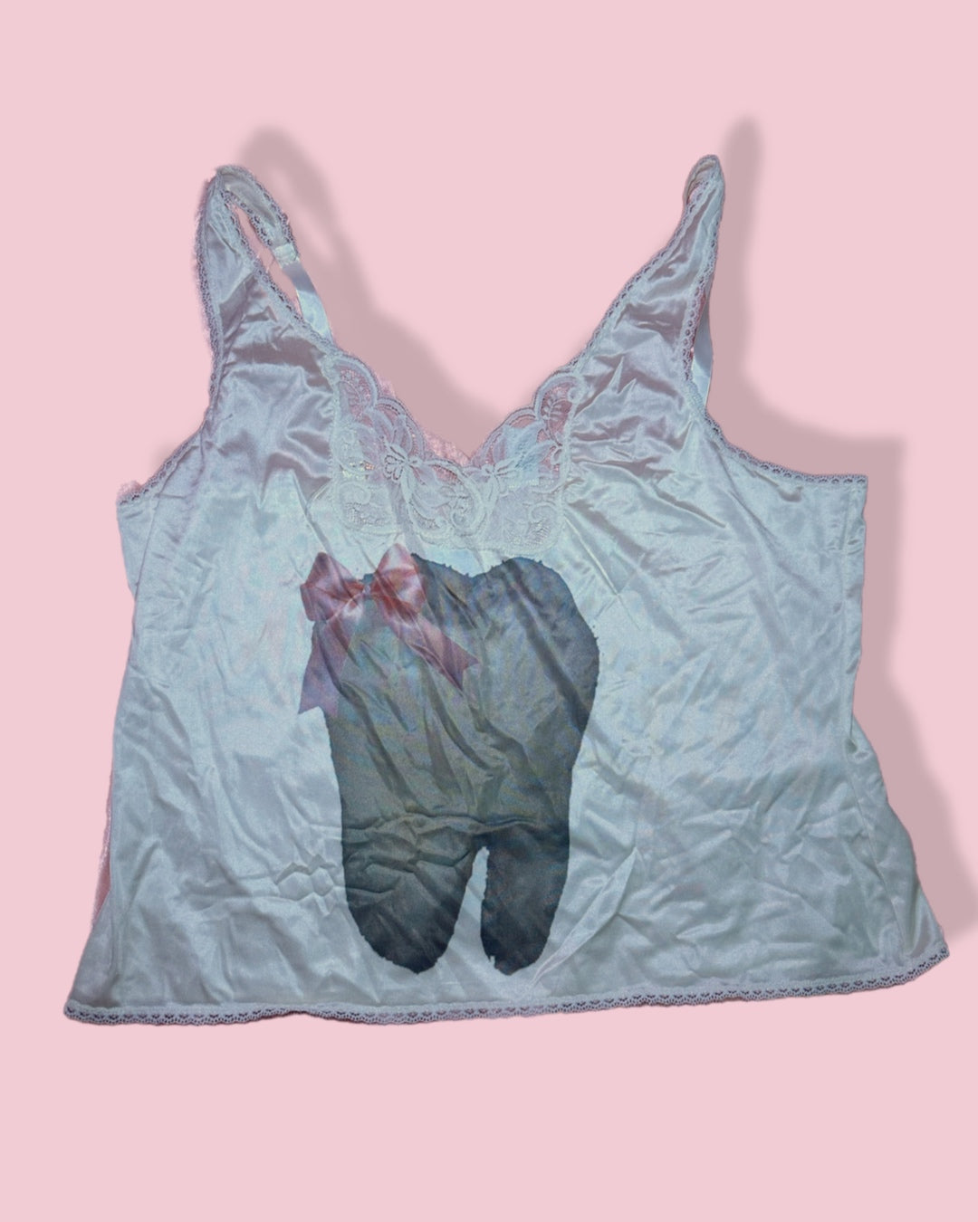 Tooth Bow Slip Top (2X)