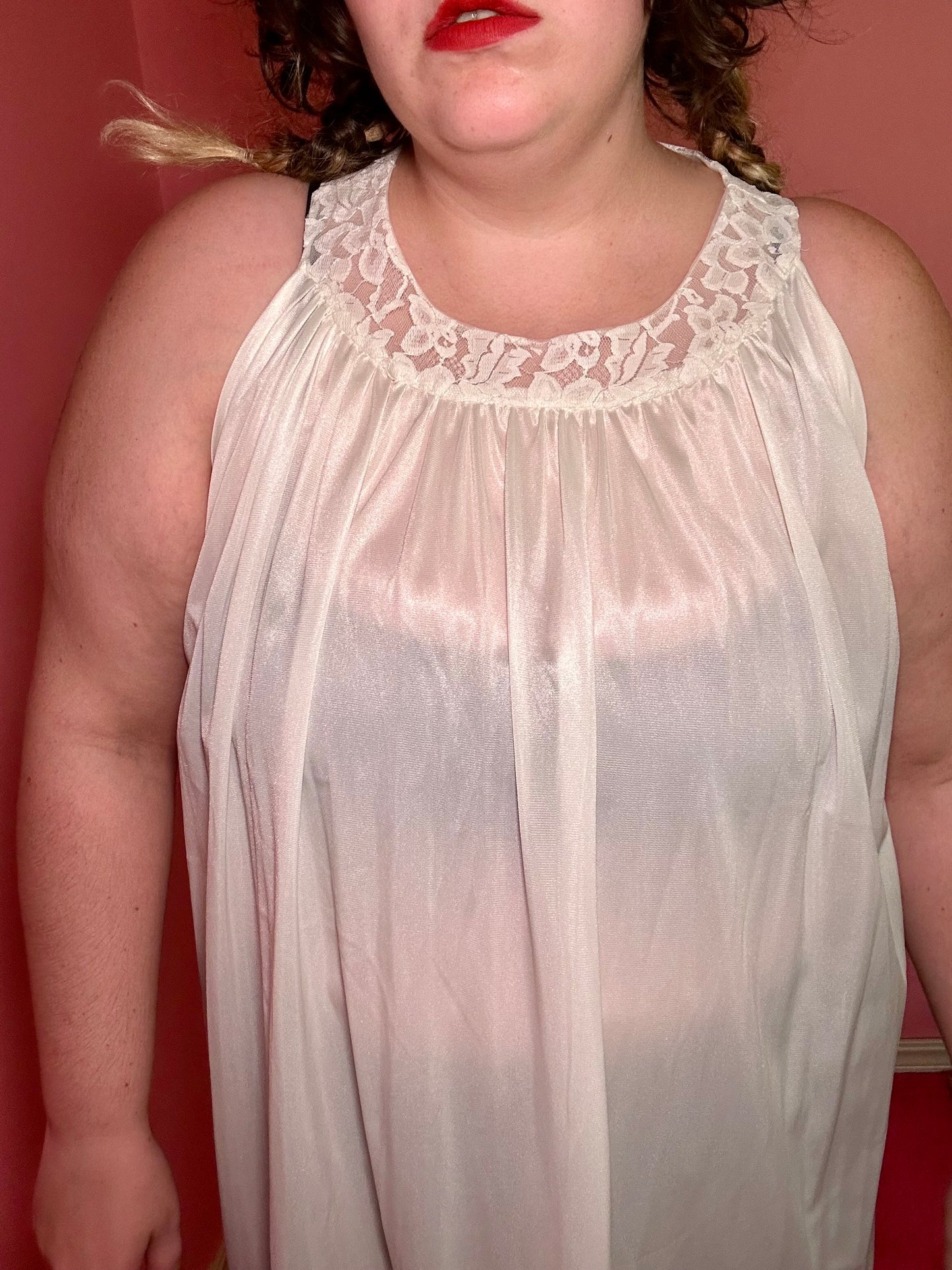 Bridal 60s White Lingerie Set (XL)