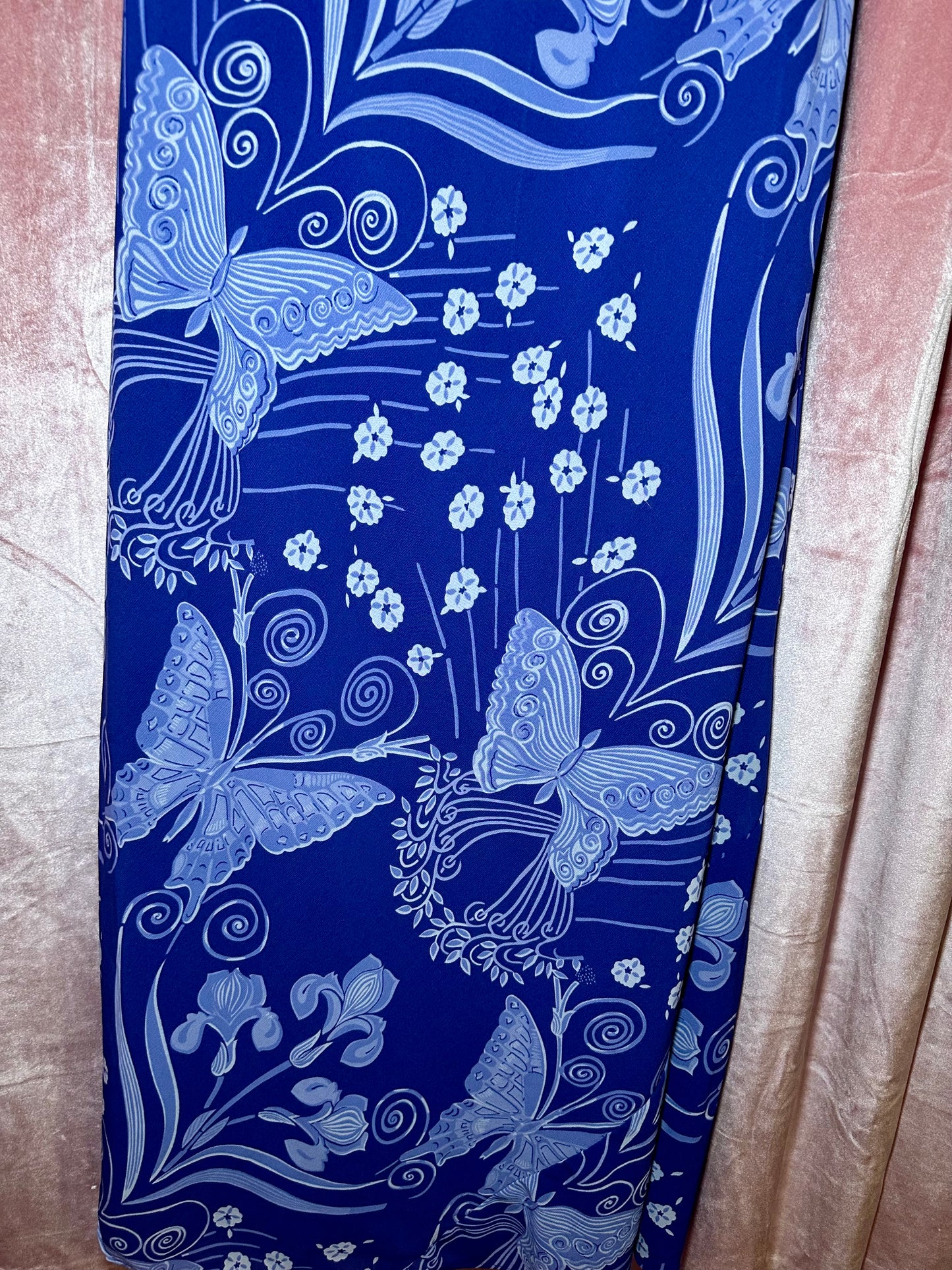 Blue Butterfly Dress (XL)