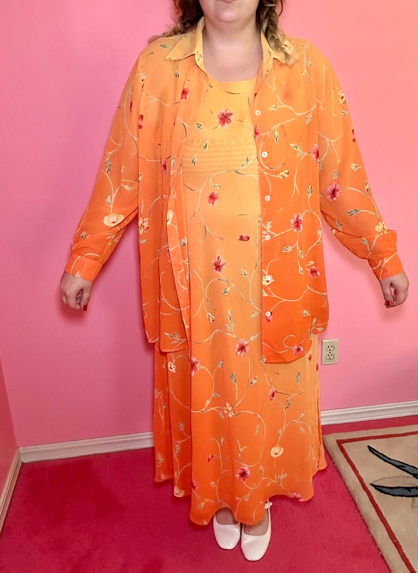 Orange Floral Set (22/24)