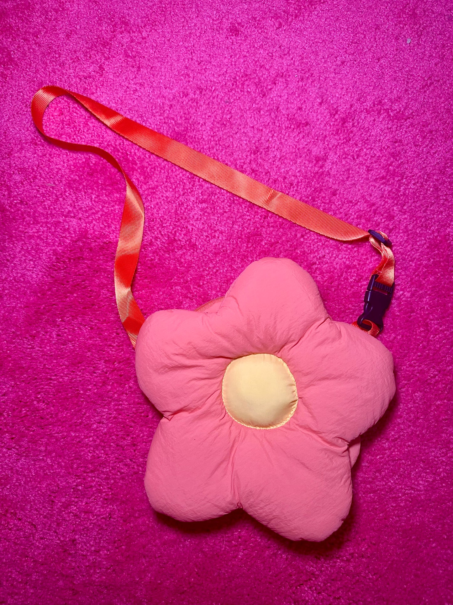 Orange Flower Purse