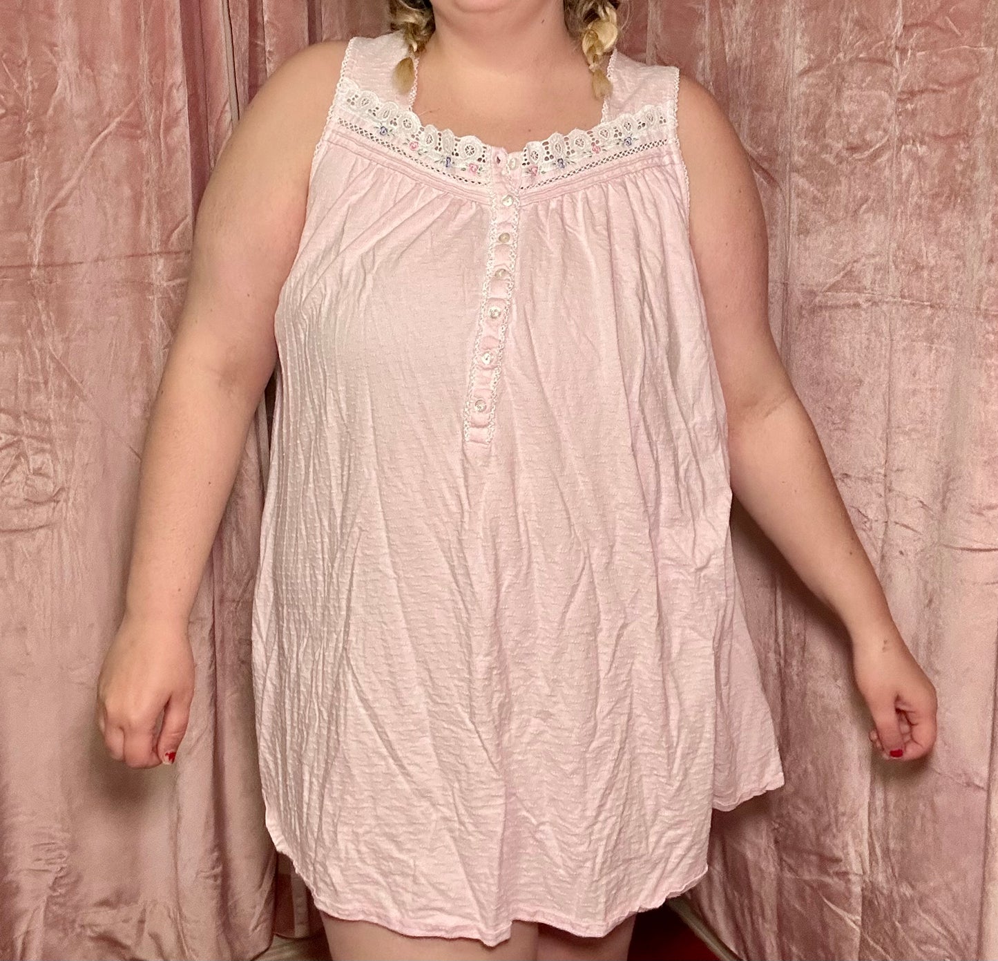 Baby Pink Nightgown (1X)