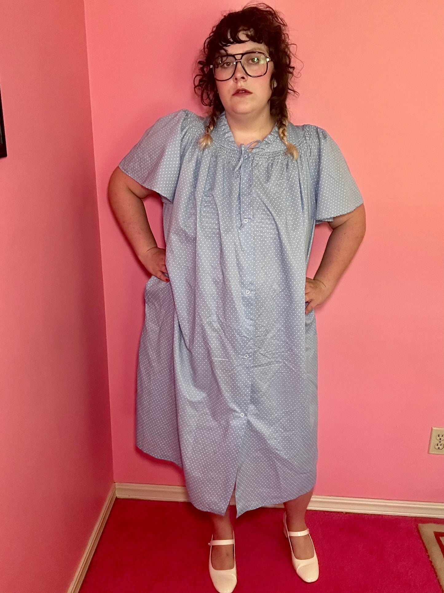 Blue Heart Nightgown (3X)
