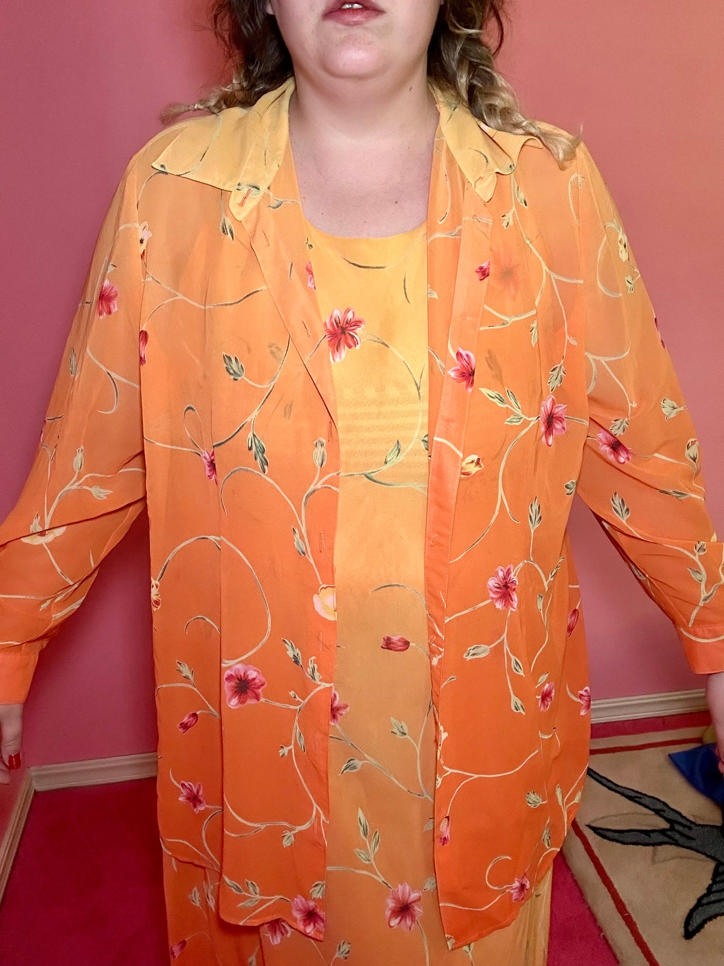 Orange Floral Set (22/24)