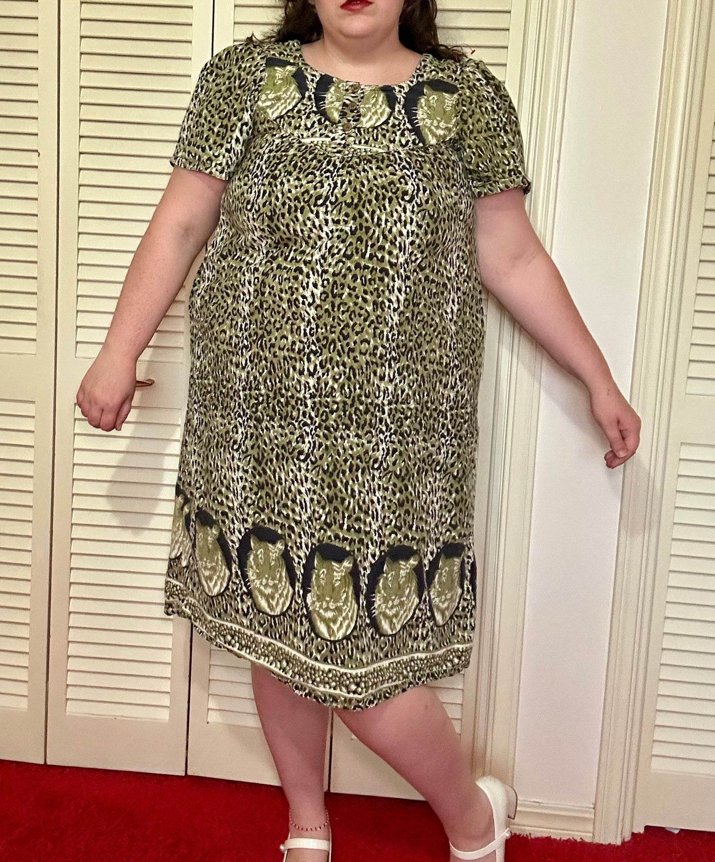 Green Leopard and Tiger Nightgown (XL)