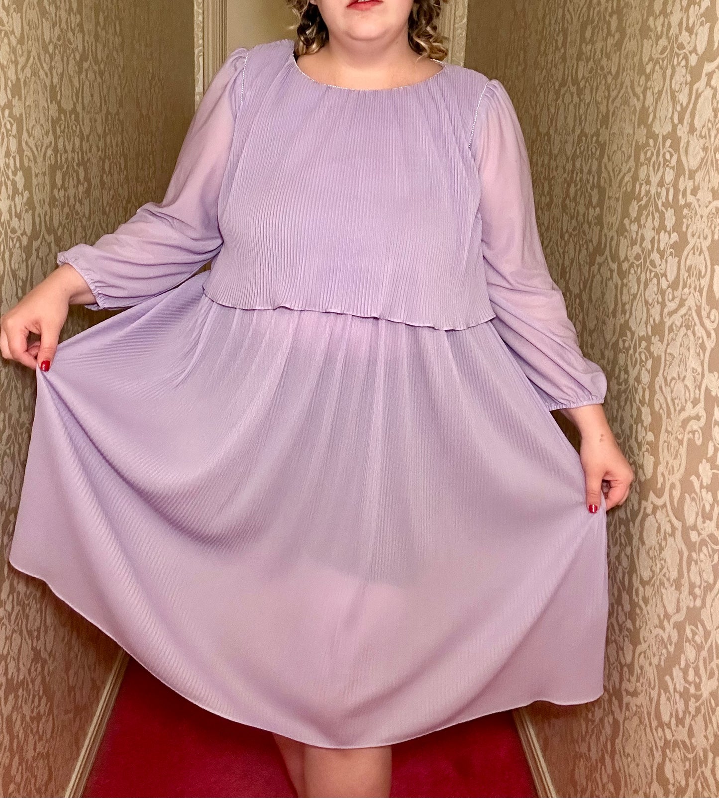 Lilac Chiffon Dress (16)