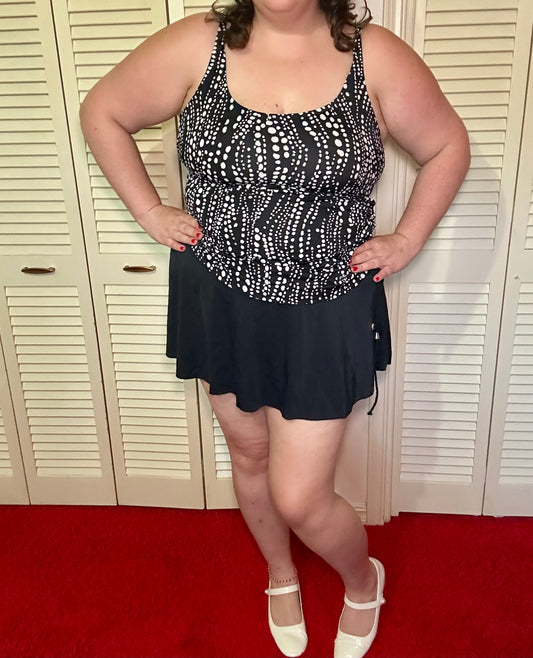 Polka Dot Swim Dress (18)