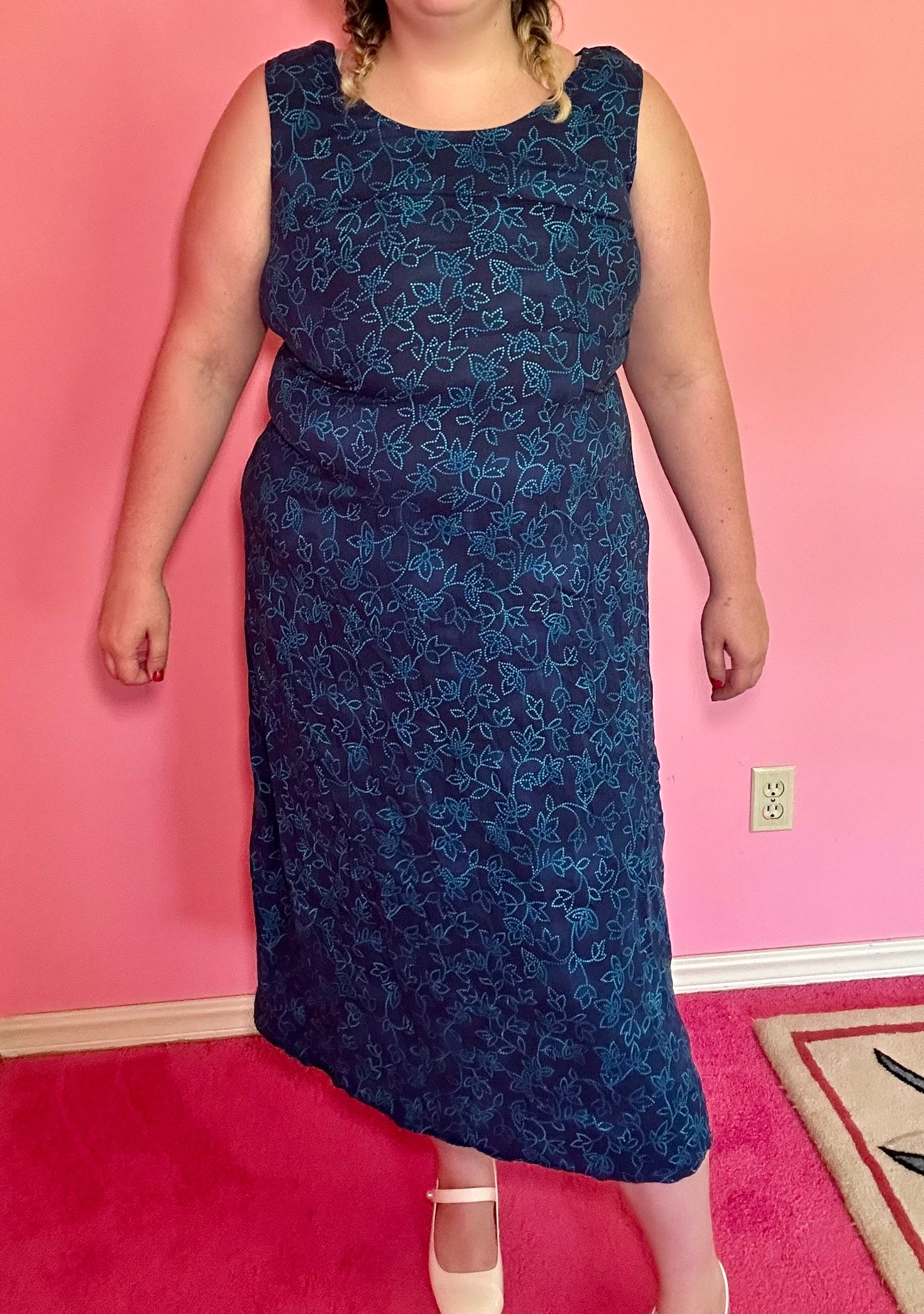 Navy Blue Summer Dress (18)