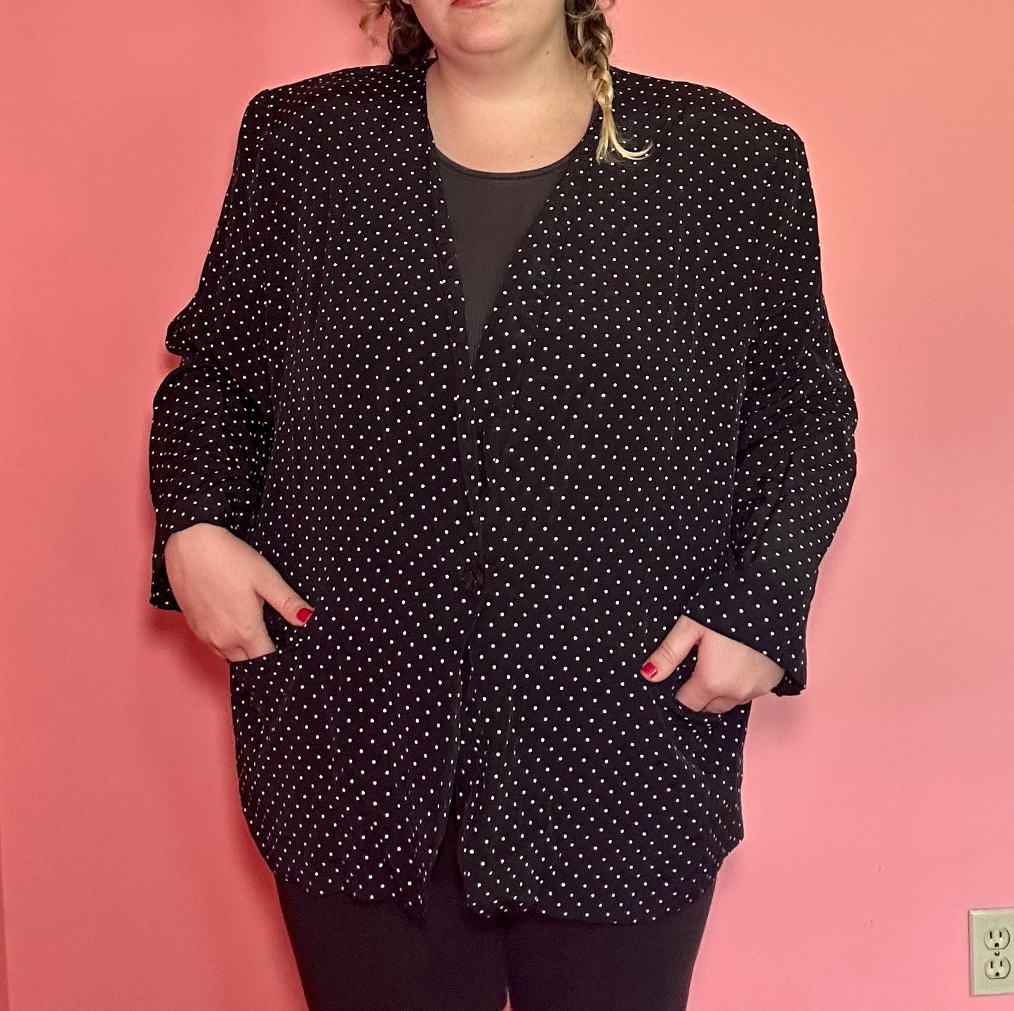 Polka Dot Blazer (24W)