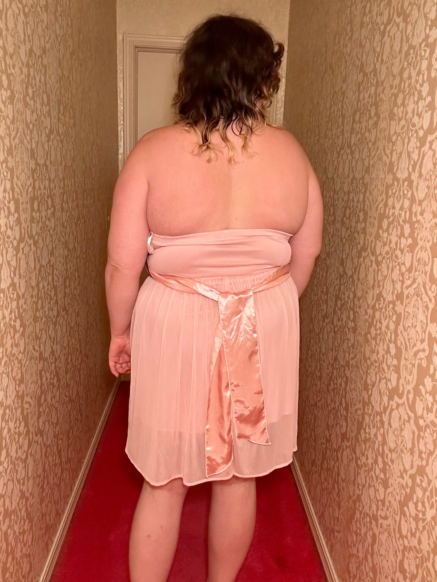 Baby Pink Tube Dress