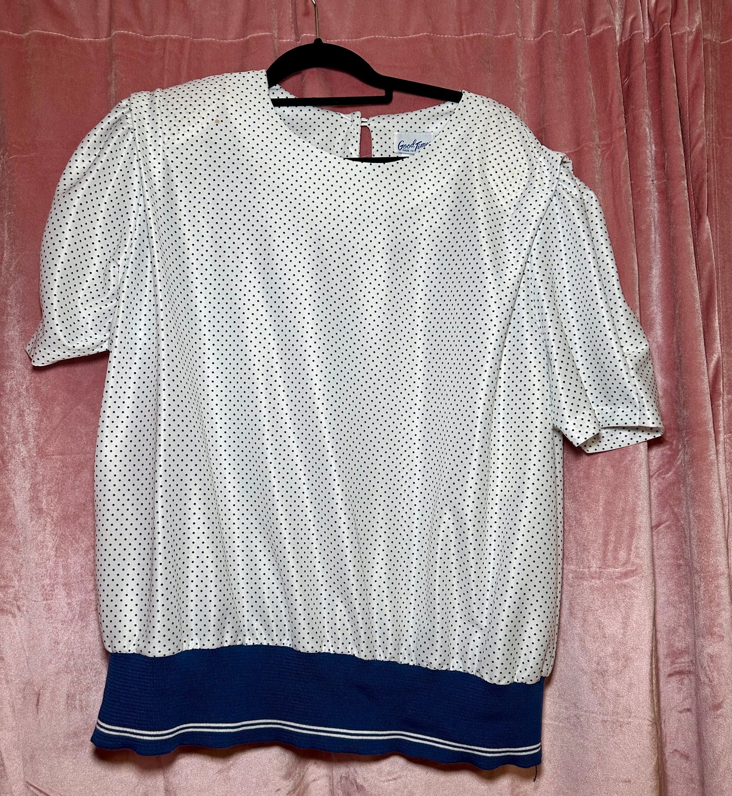White Polka Dot Blouse (20)