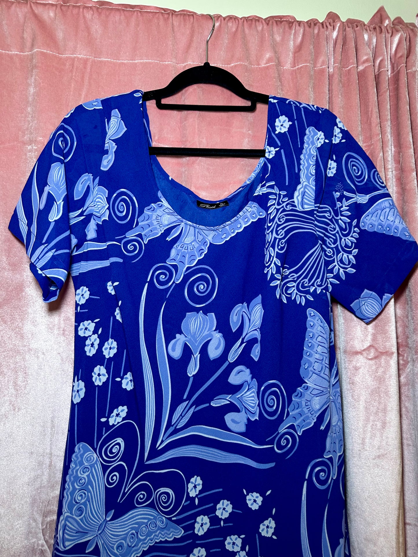 Blue Butterfly Dress (XL)