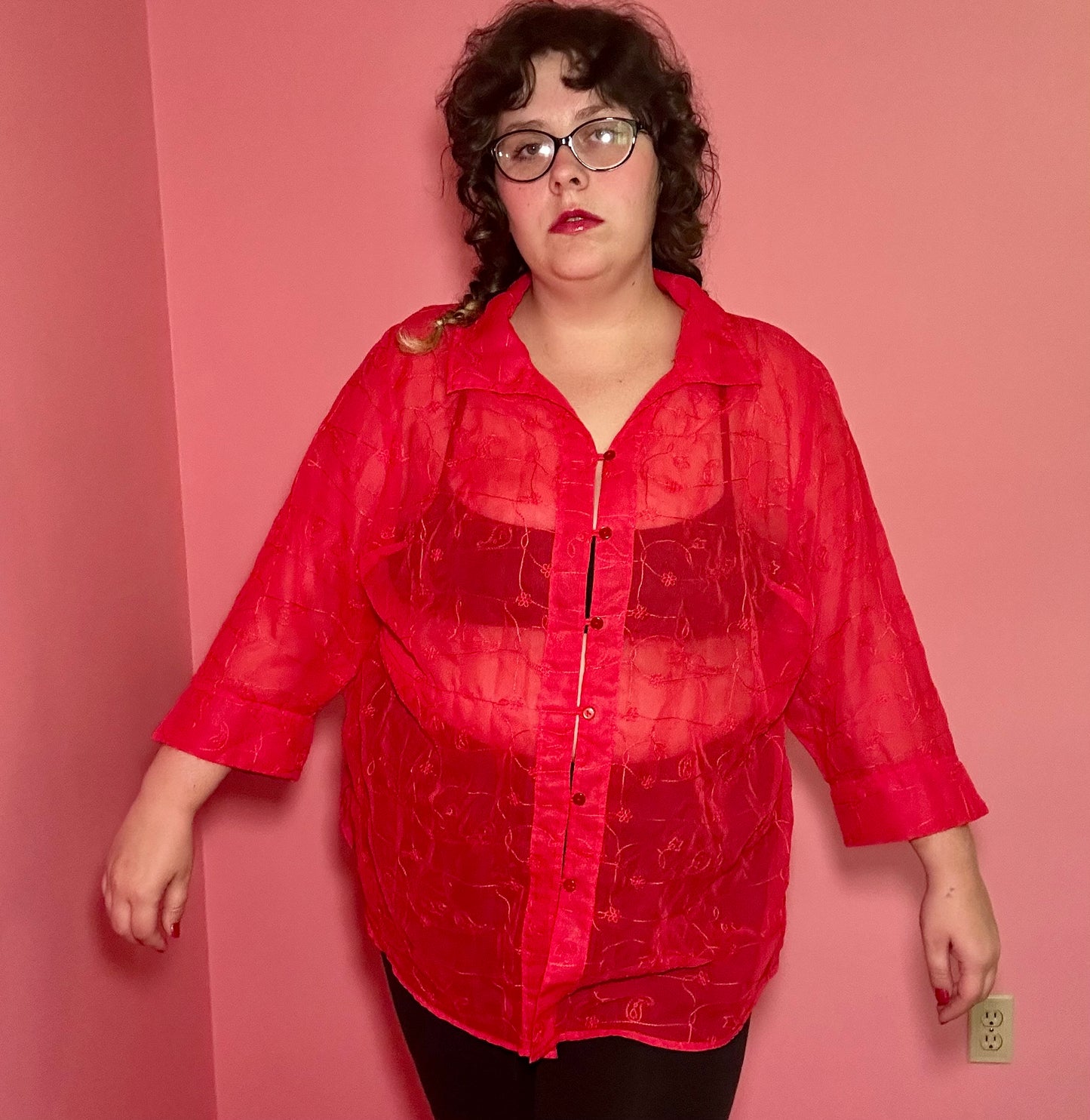 Red Sheer Blouse (18)