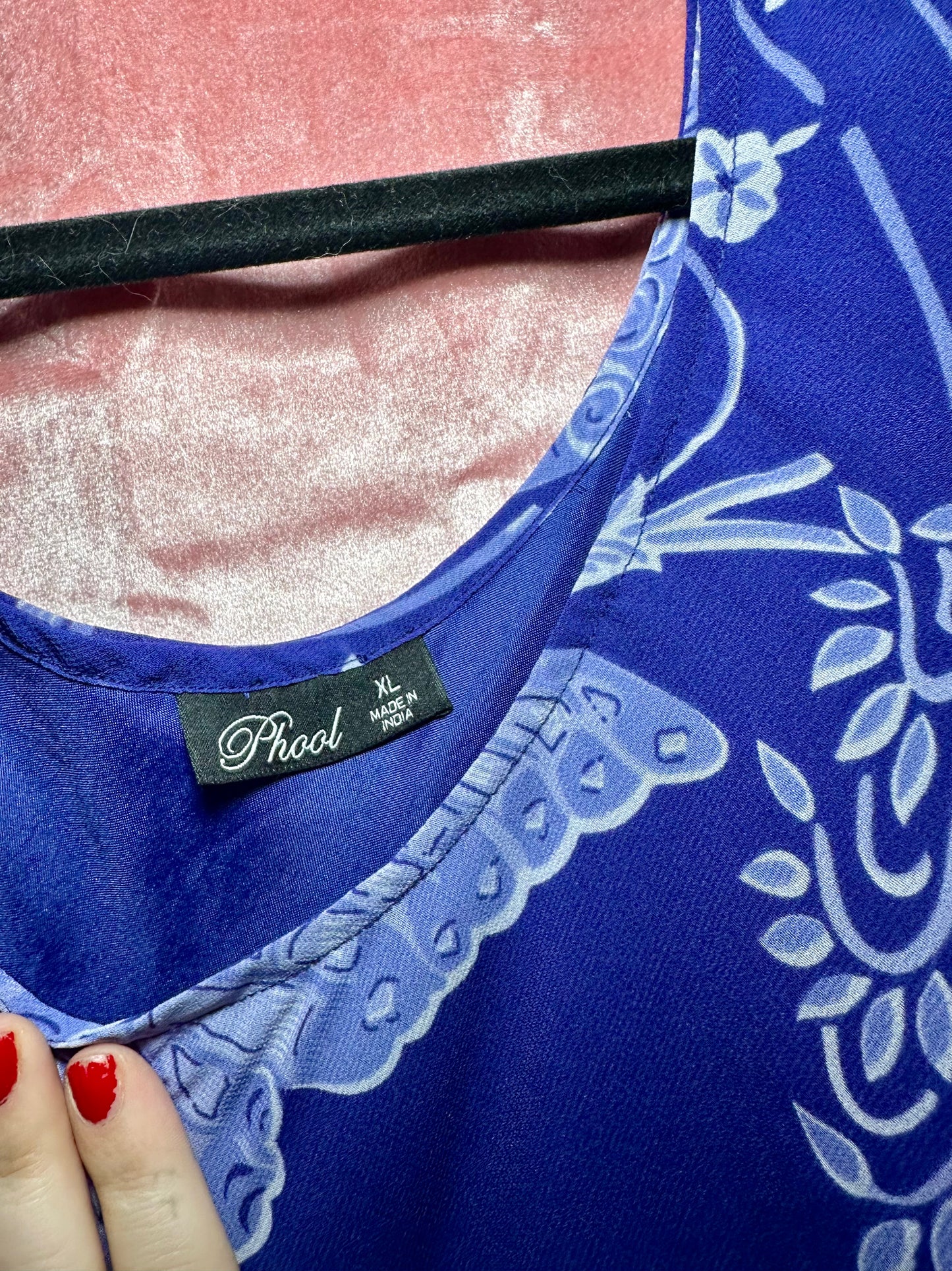 Blue Butterfly Dress (XL)