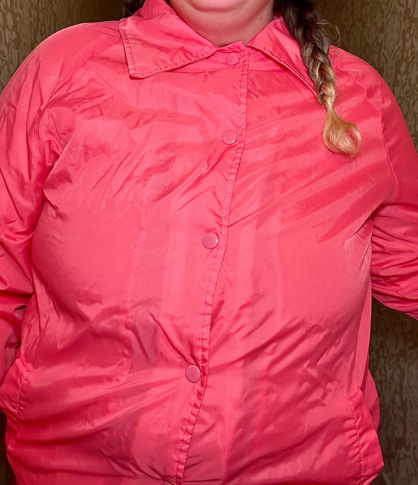 Pink Windbreaker Jacket (18W)