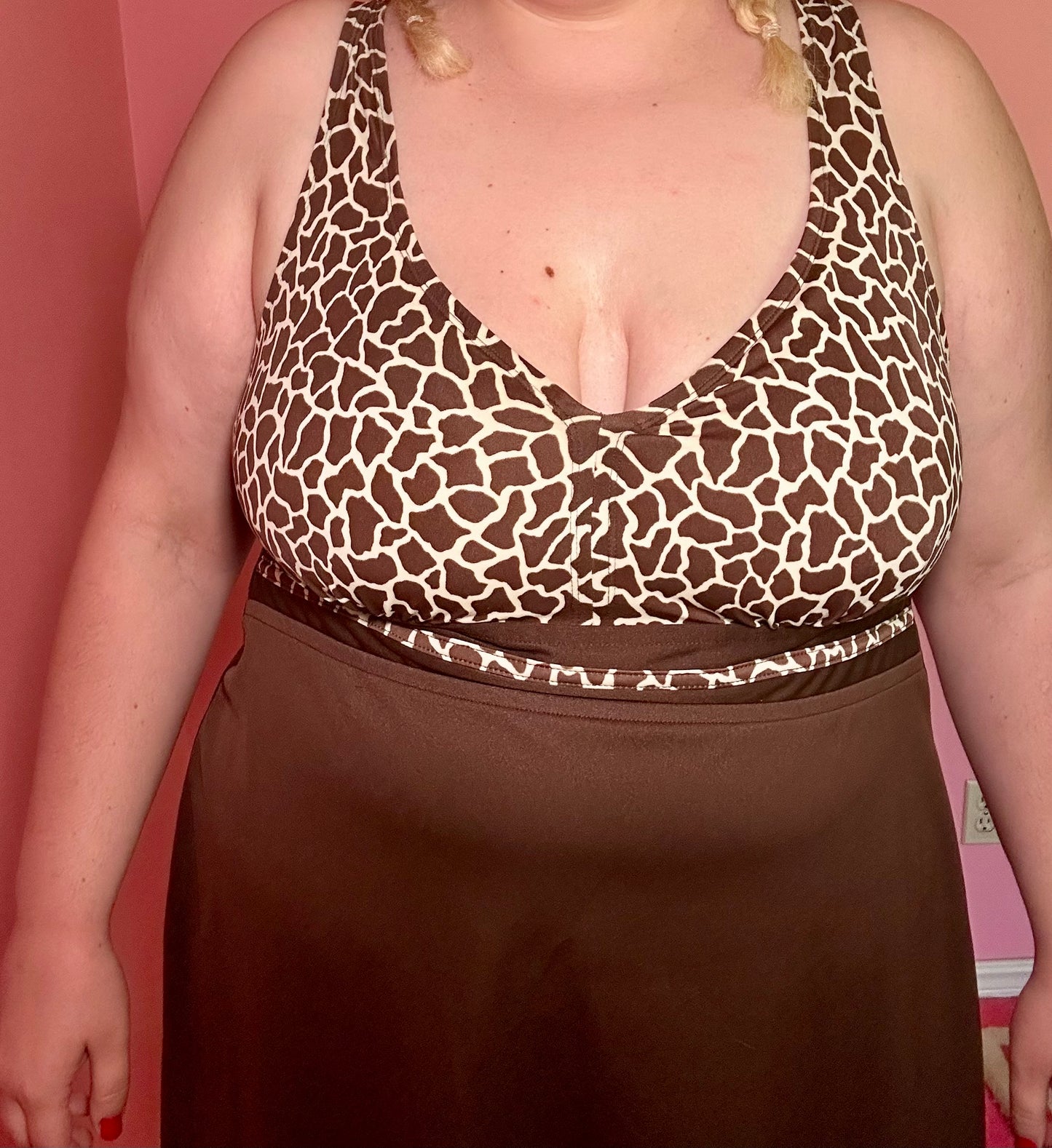 Giraffe Swim Dress (22W/24W)