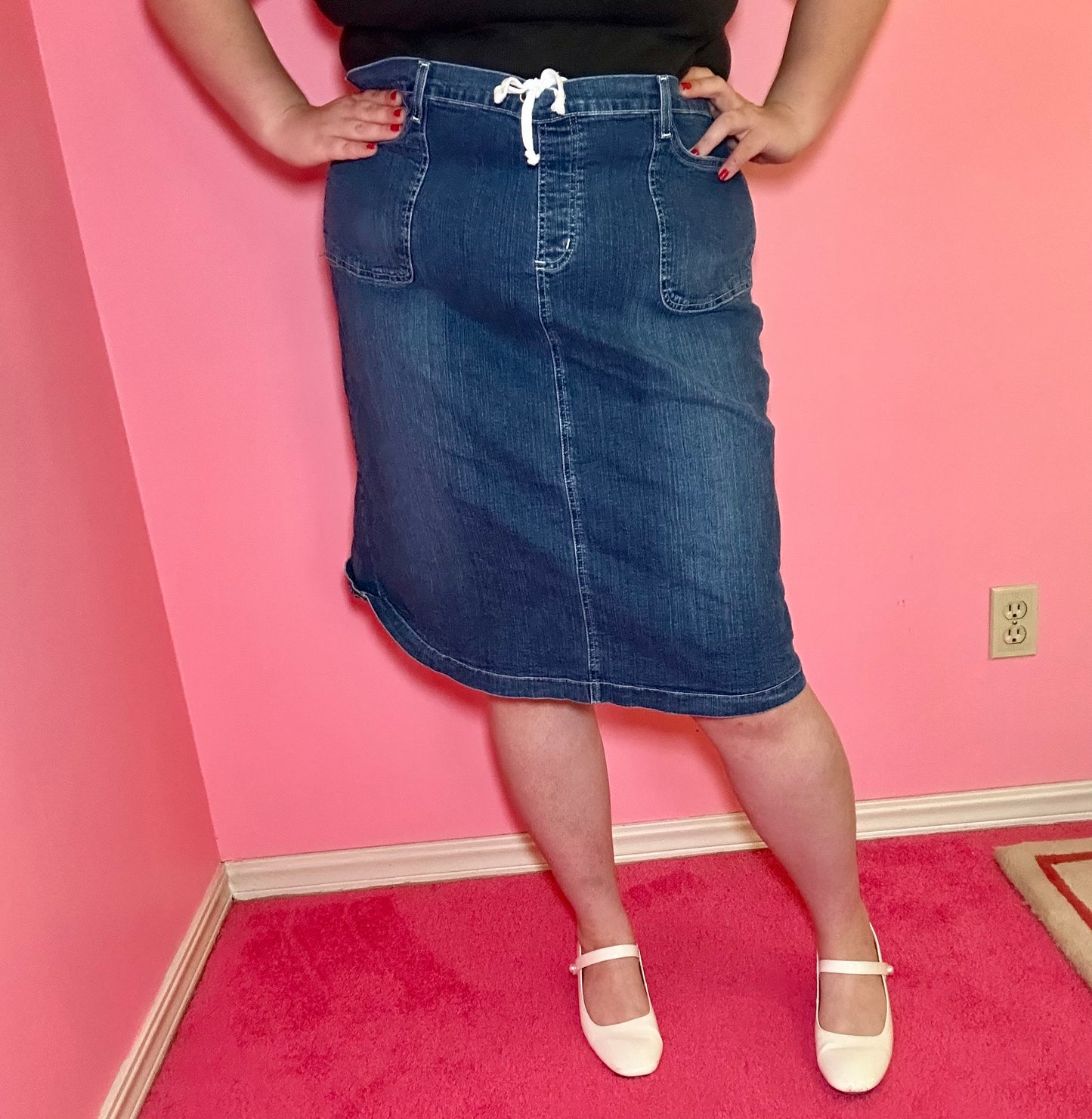 Denim Skirt (XL)