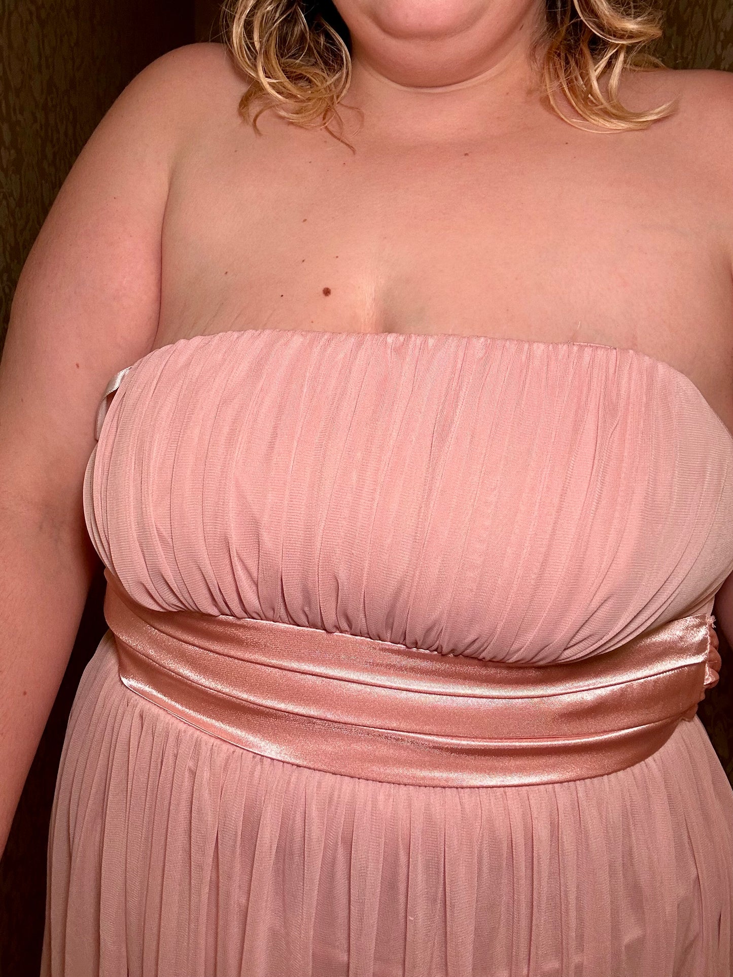 Baby Pink Tube Dress