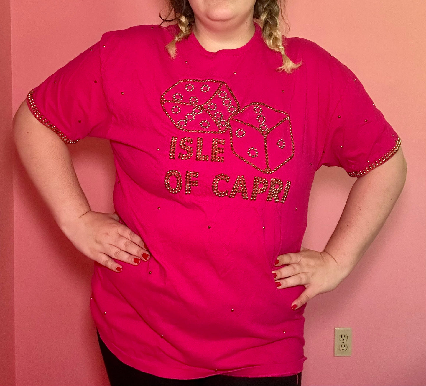 Studded Isle of Capri T-Shirt (XL)