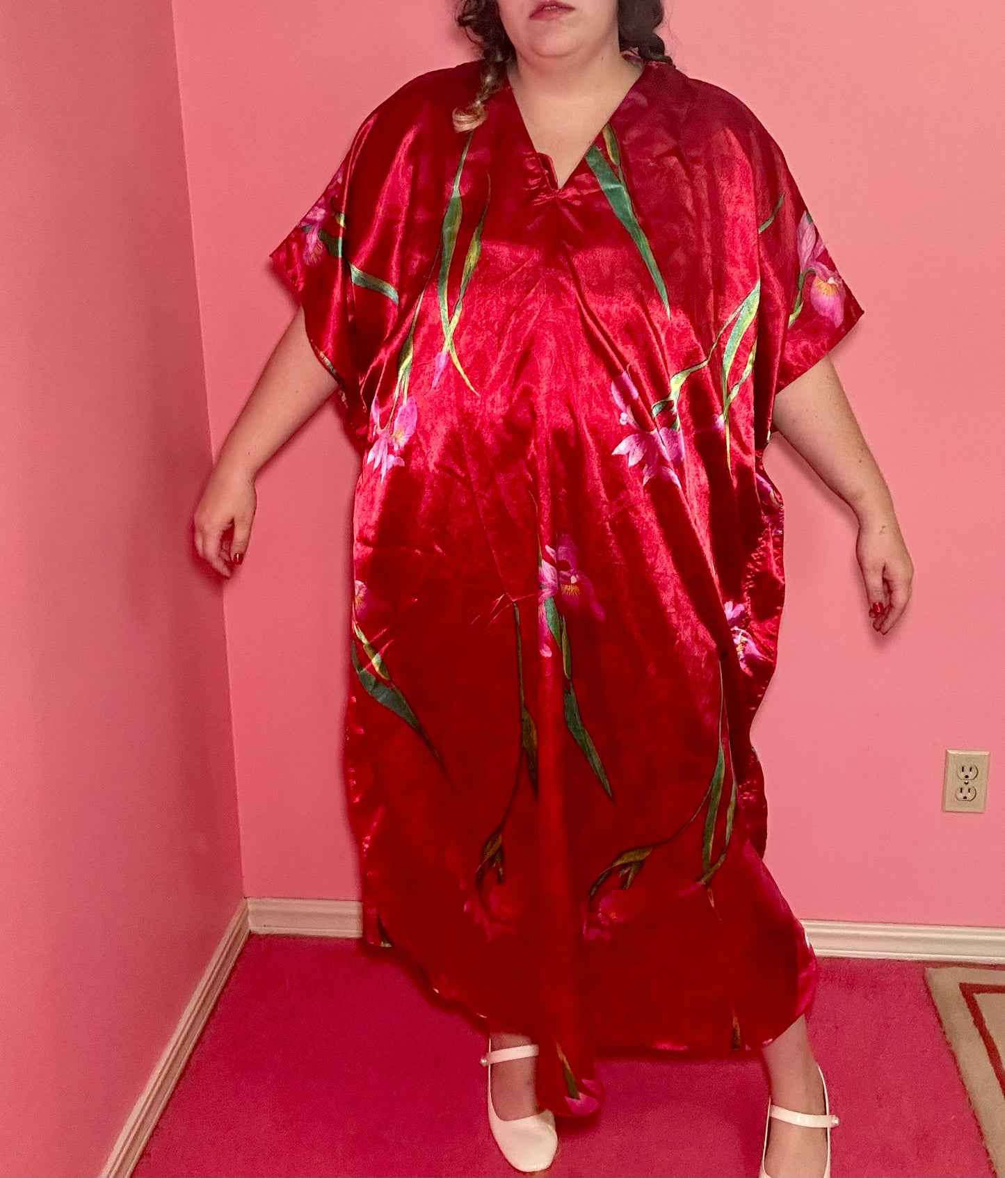 Red Iris Kaftan (OS)
