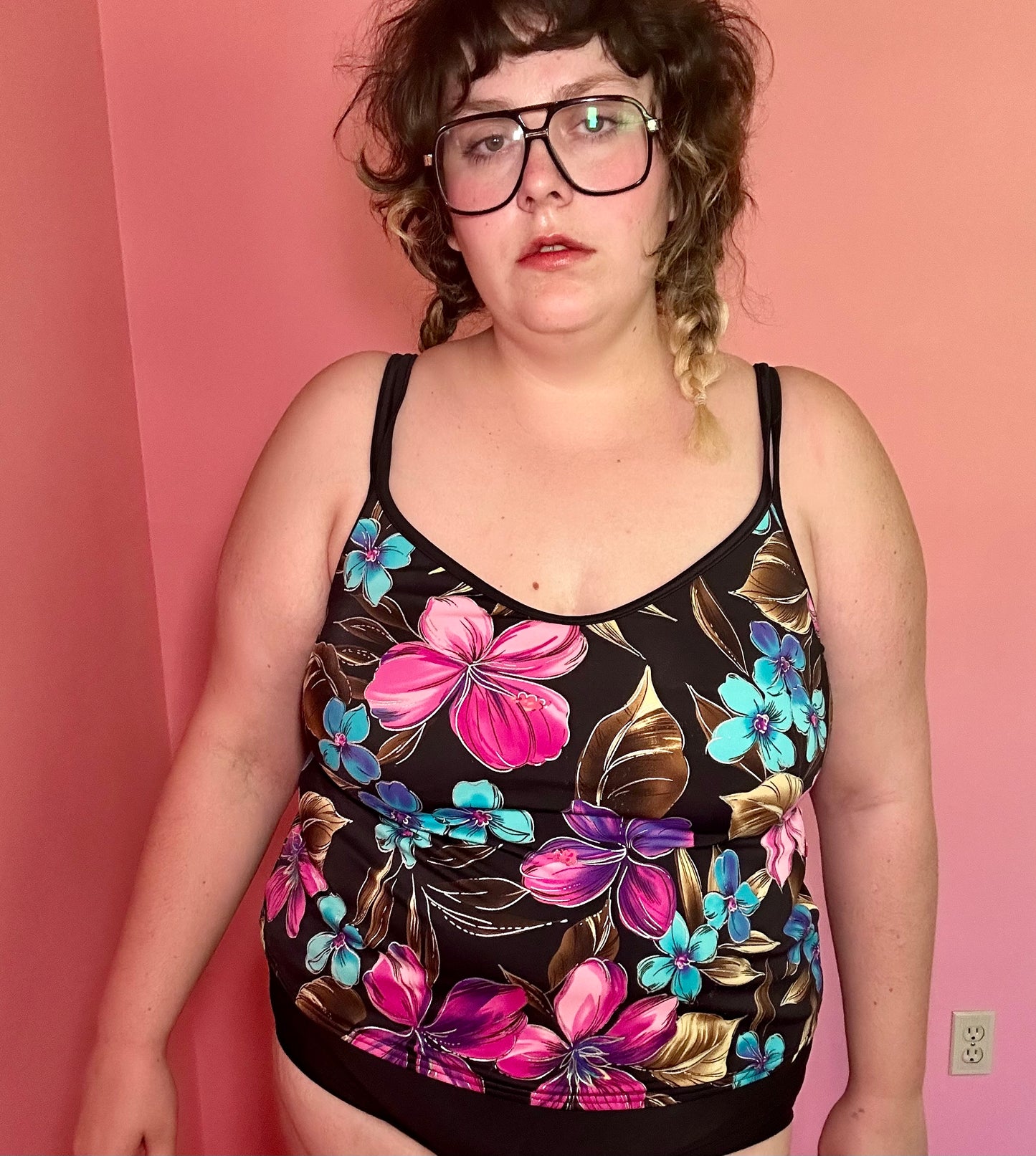 Tropical Tankini Top (2X)