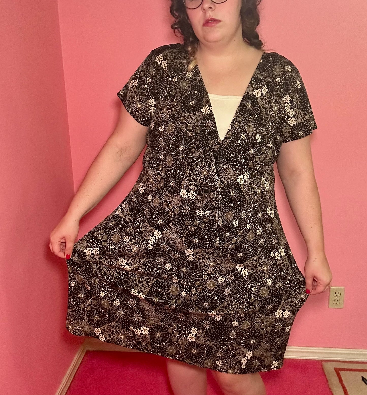 Black Whimsy Dress (3X)