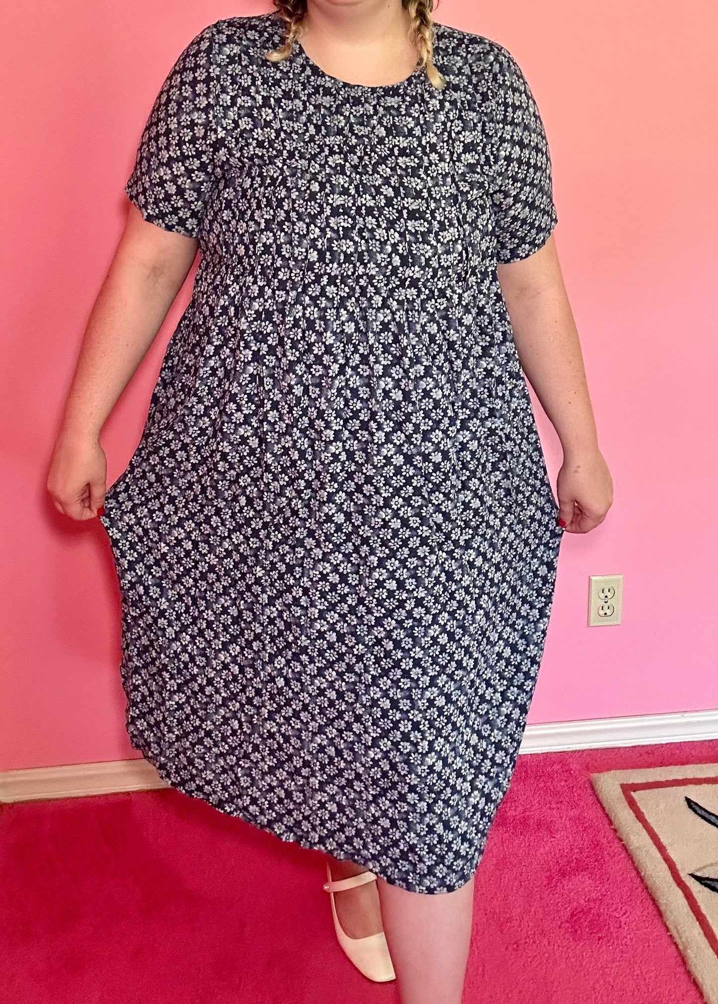 Blue Daisy Dress (16)