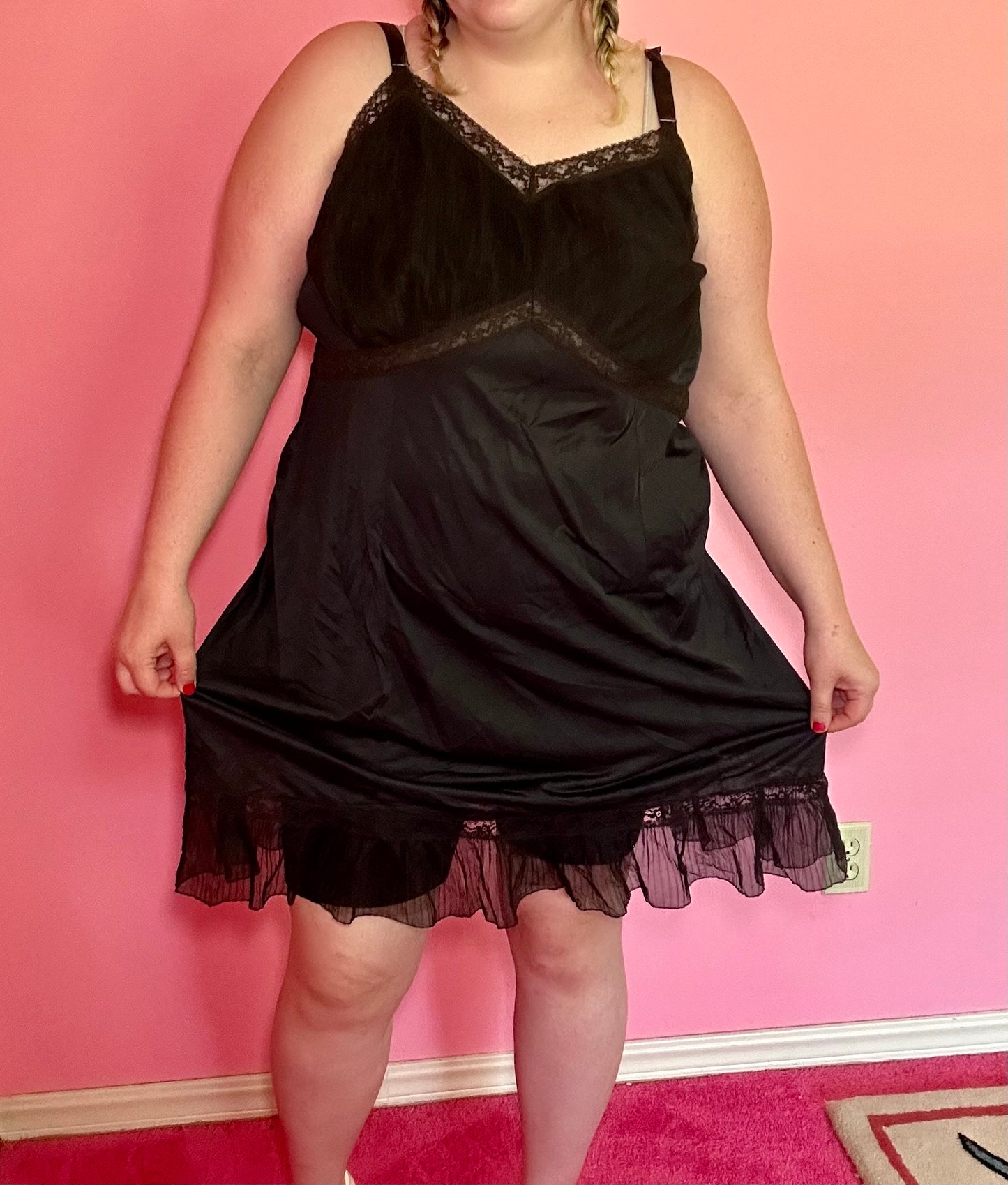 Black Lingerie Dress (2XL)