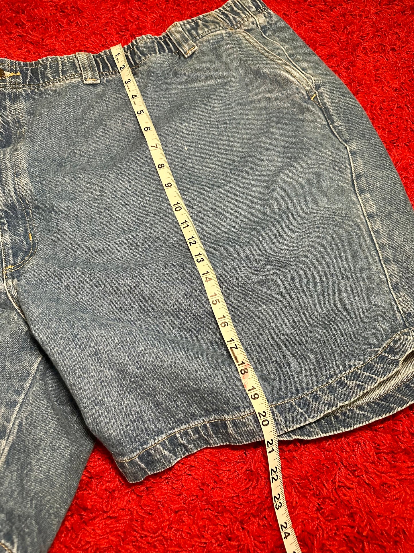 Blue Denim Shorts (5X)