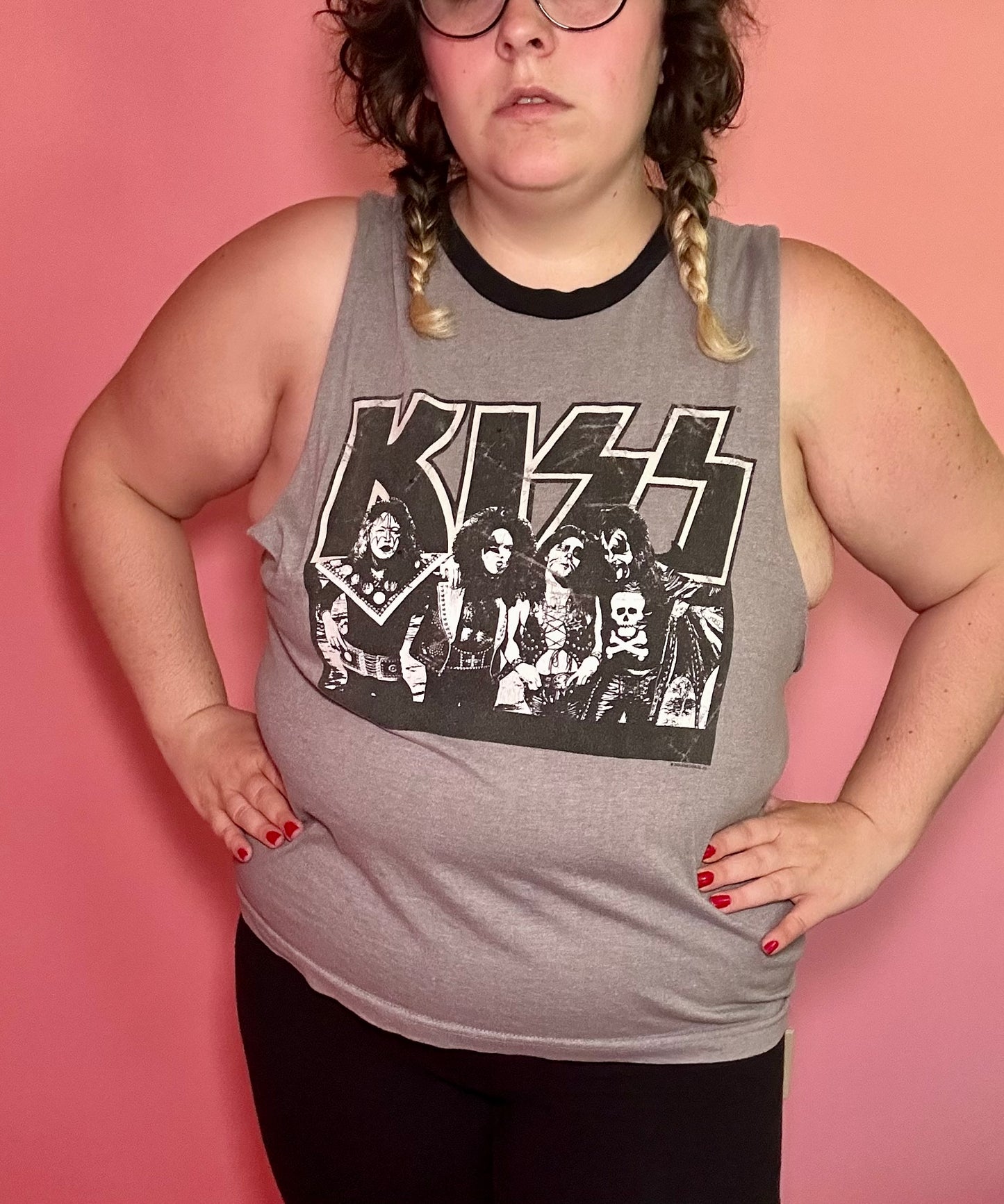 90s Kiss Tank Top (L)