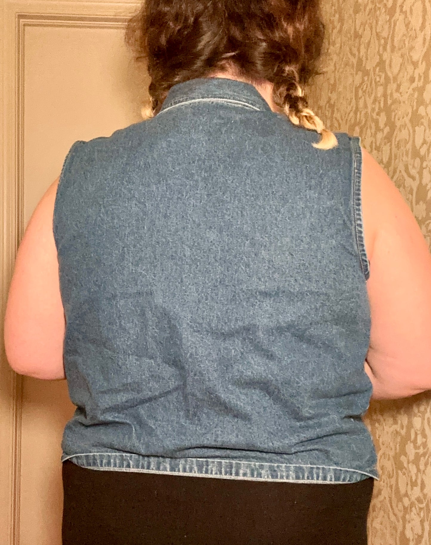 Western Denim Vest (1X)