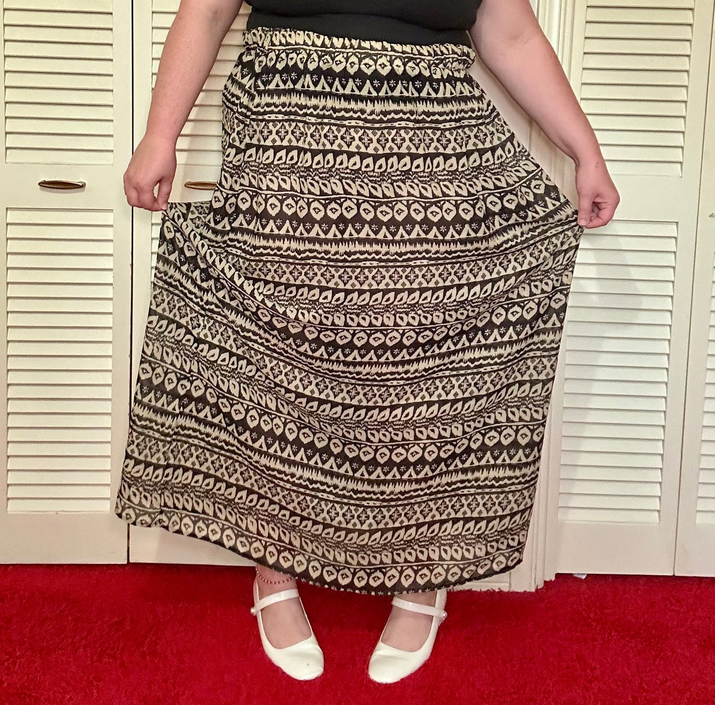 Sheer Boho Skirt (XL)