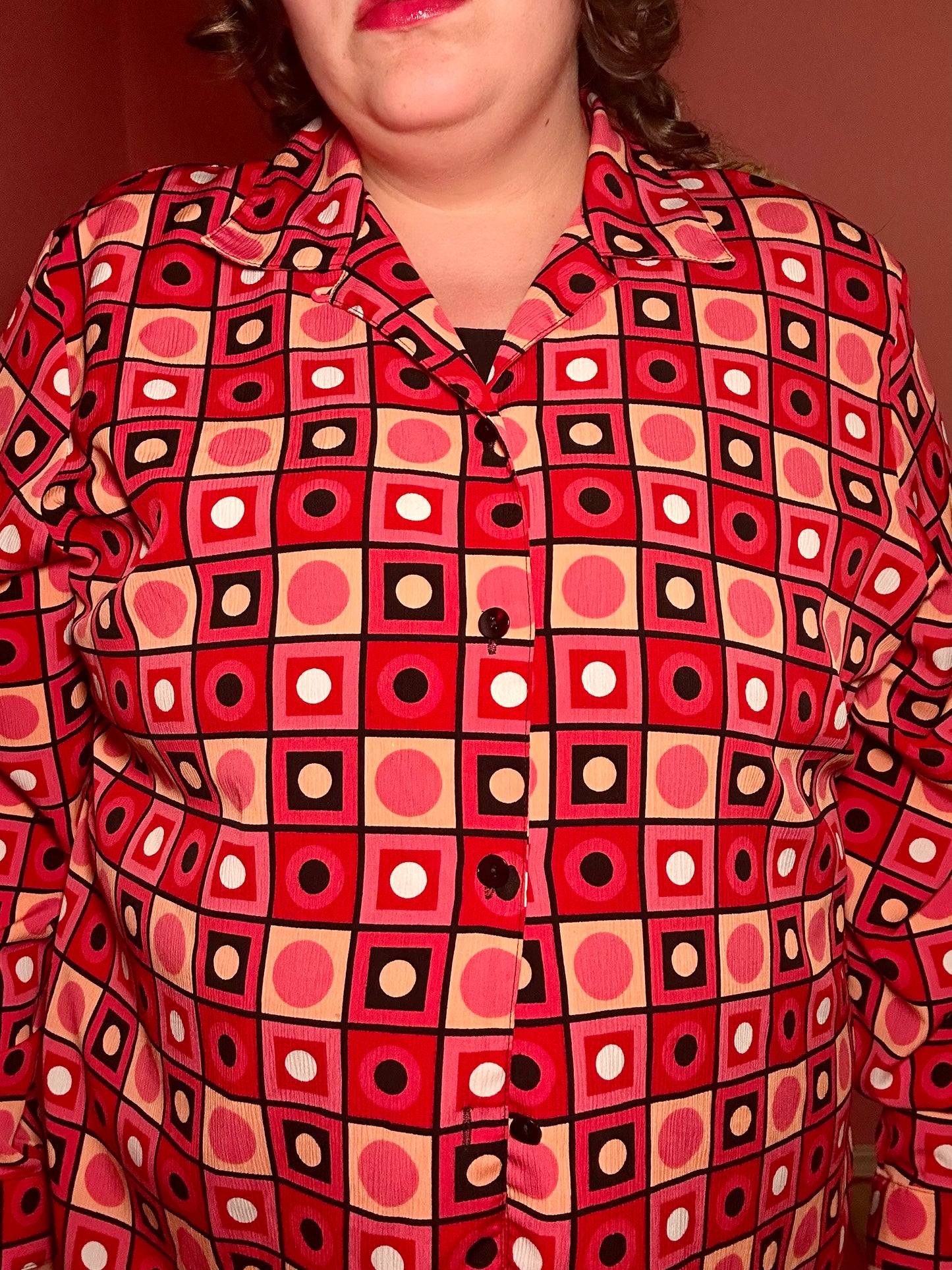 Funky Dots Blouse (2X)