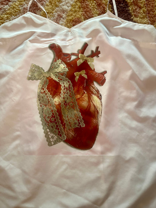 Heart Bow Slip Dress (XXL)