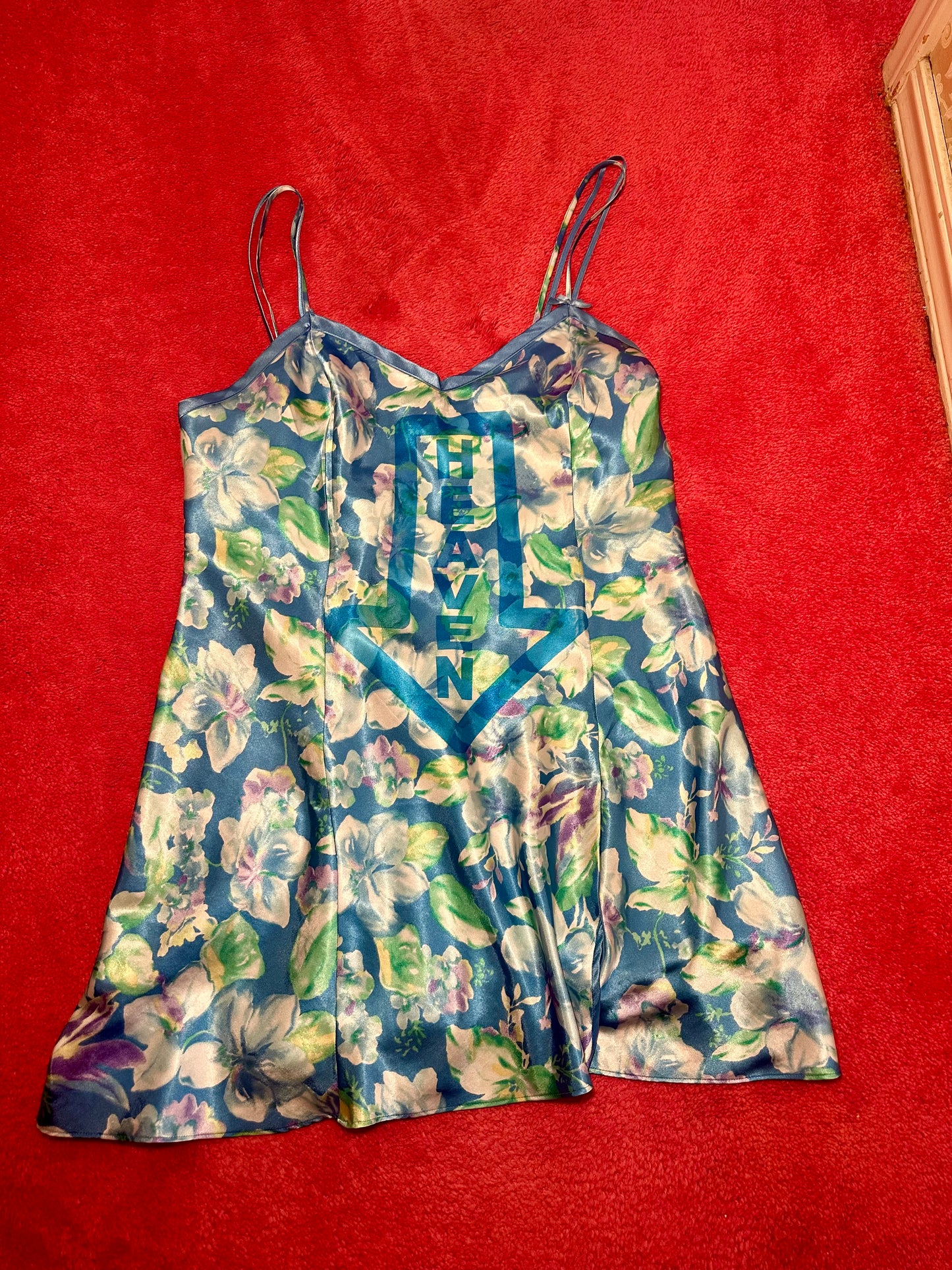 Heaven Floral Slip Dress (L)