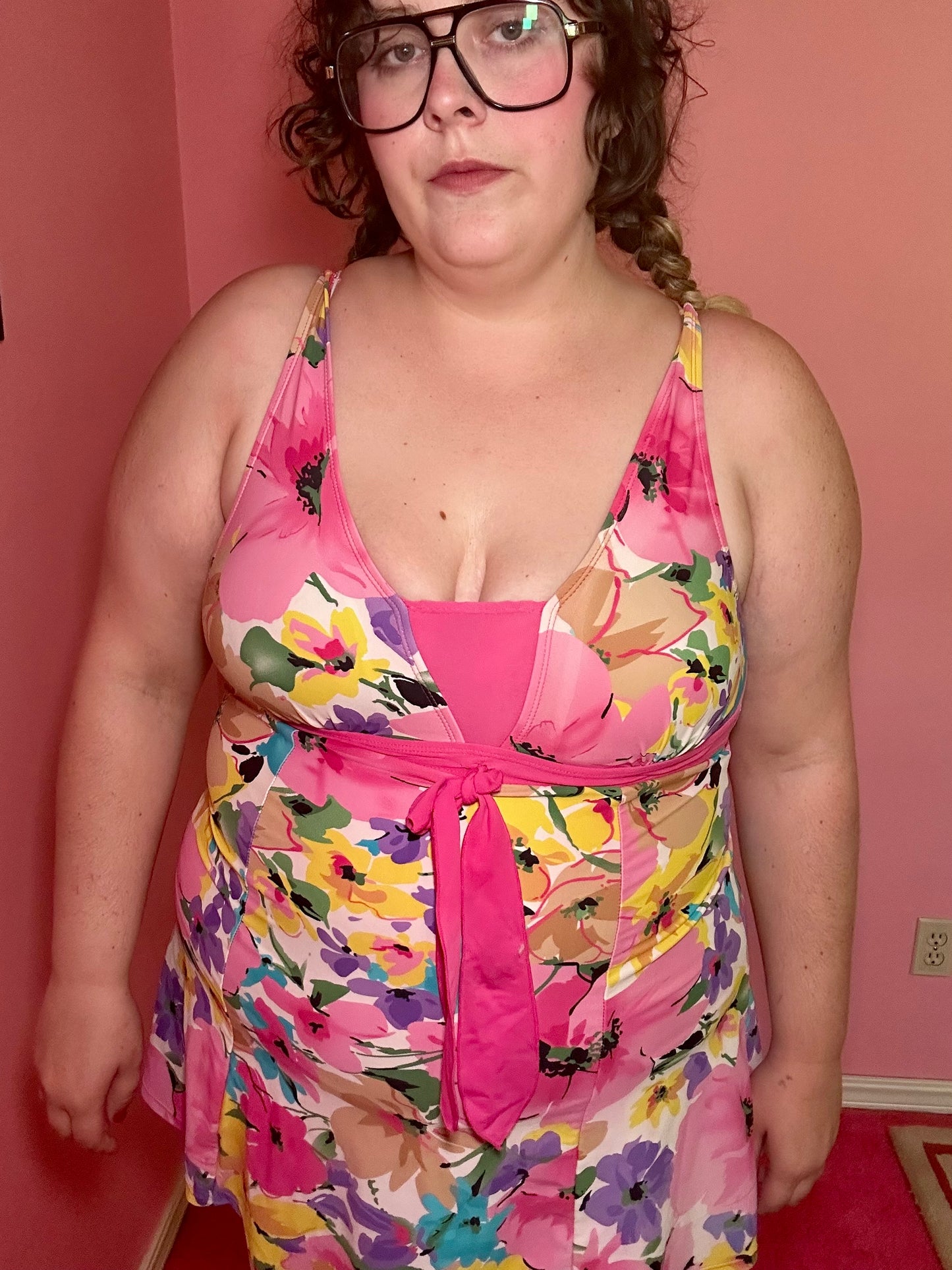 Pink Swim Dress (16)