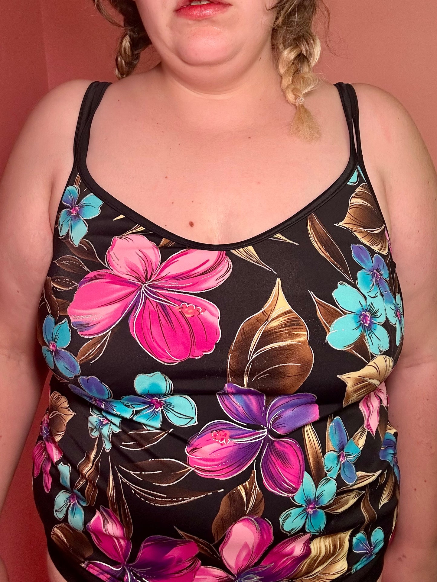 Tropical Tankini Top (2X)